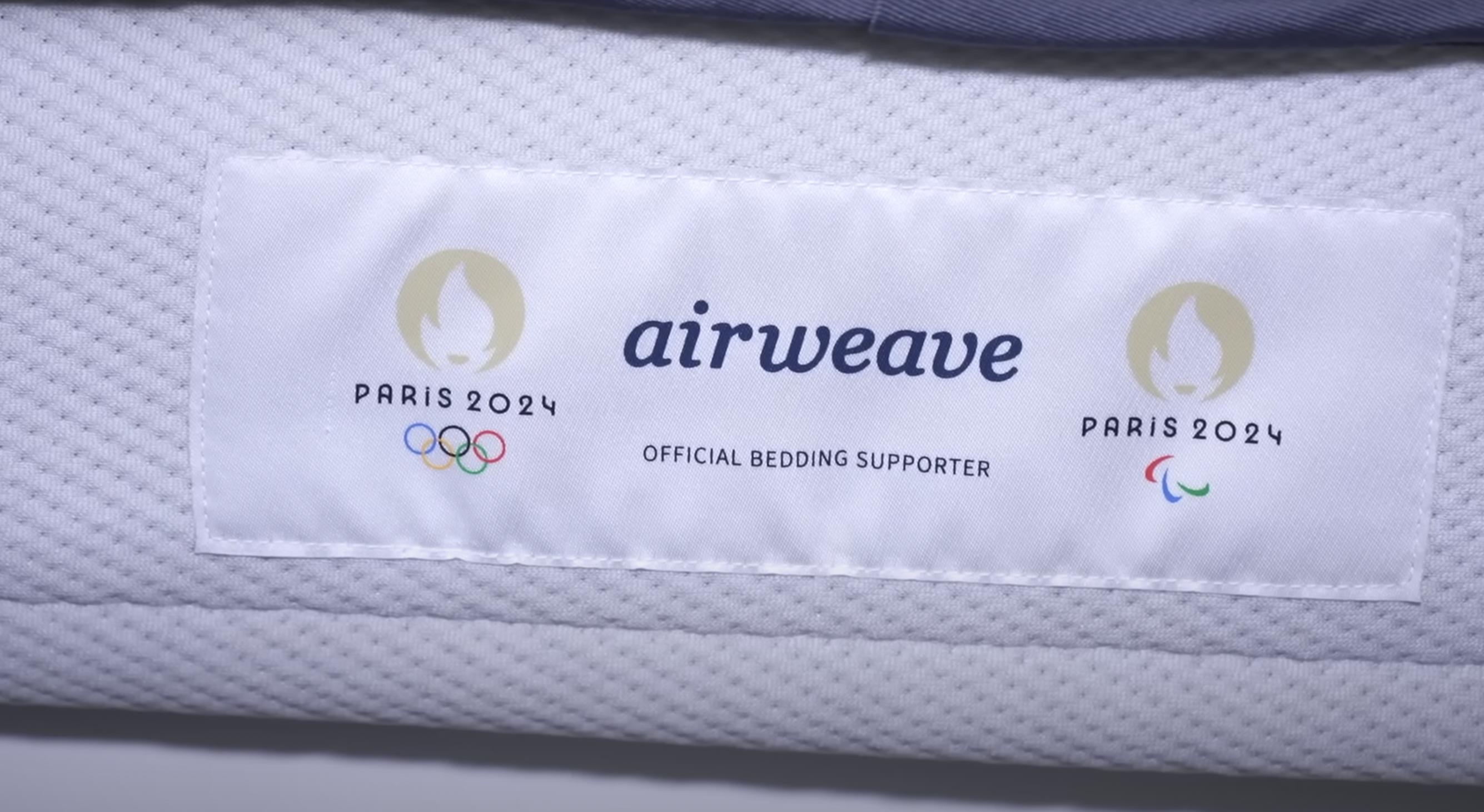 Airweave's "anti-sex" beds used at the Paris Olympic Village in a video uploaded on July 25, 2024 | Source: YouTube/Cheddar