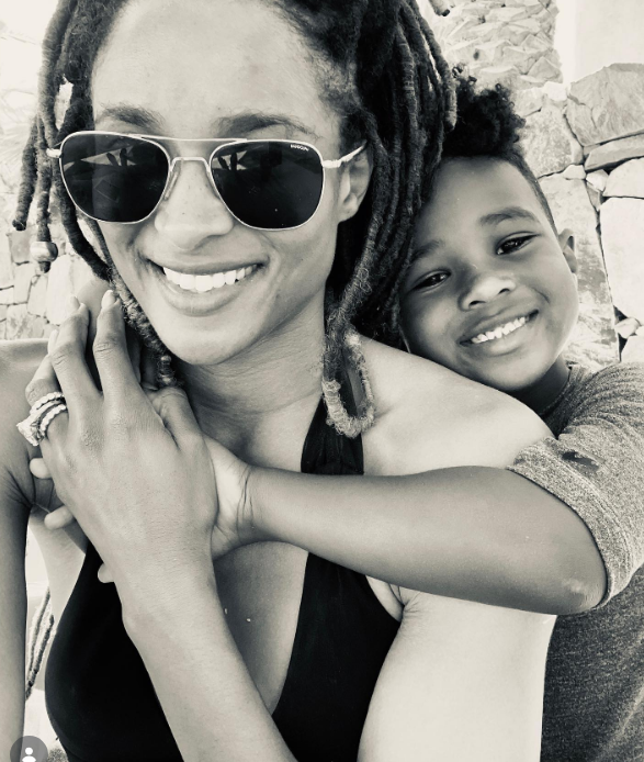Ciara and Future Zahir Wilburn hugging on May 26, 2019 | Source: Instagram/ciara