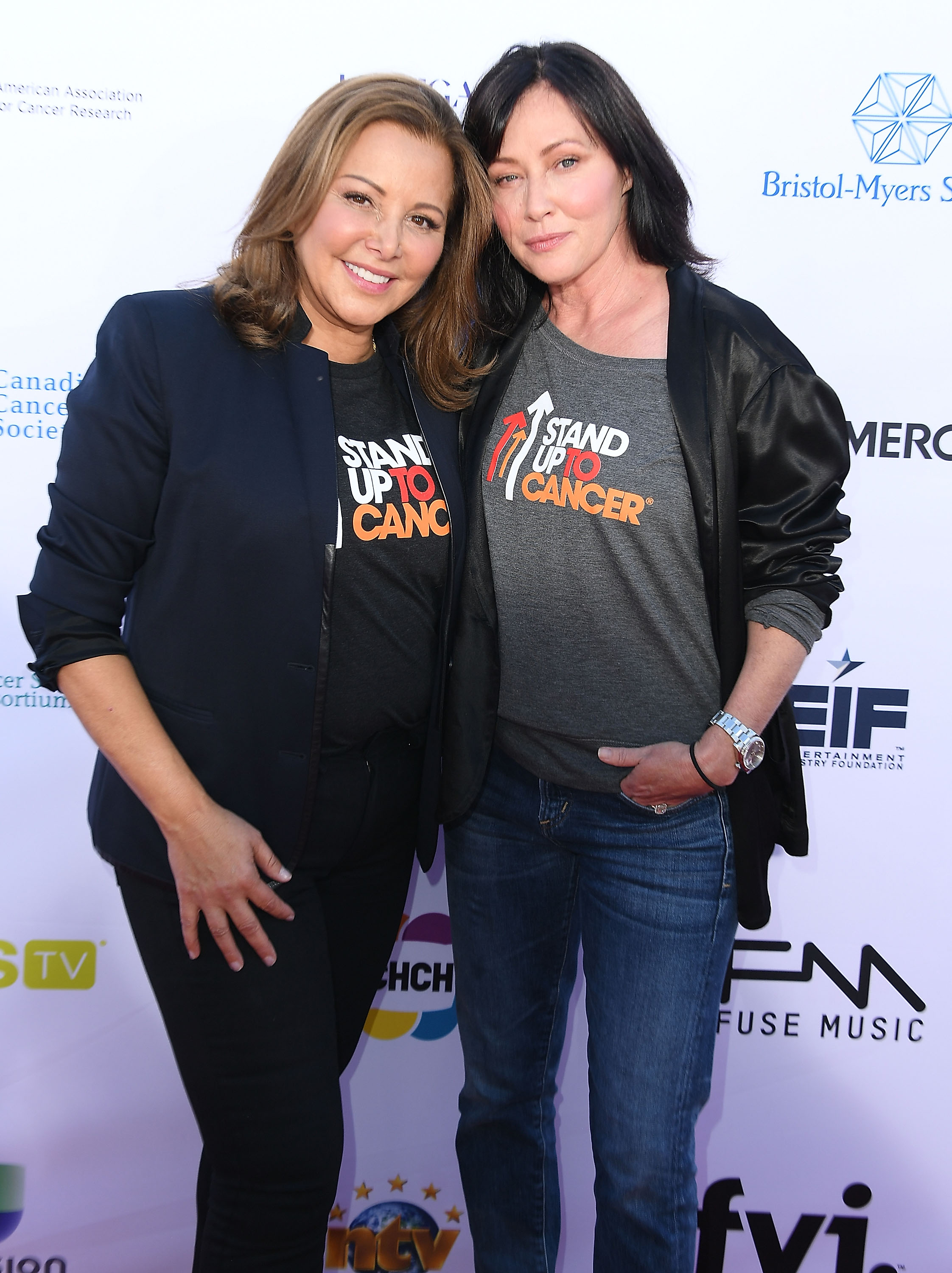Guest and Shannen Doherty arrives at the Stand Up To Cancer Marks 10 Years Of Impact In Cancer Research in Santa Monica, California, on September 7, 2018. | Source: Getty Images