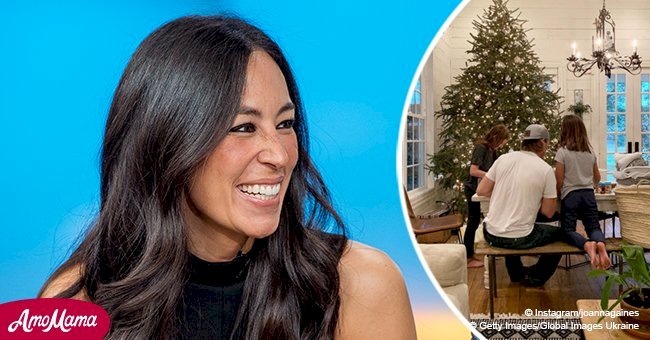 Joanna Gaines lifted the veil of her post-Christmas routine by sharing the cutest family photo