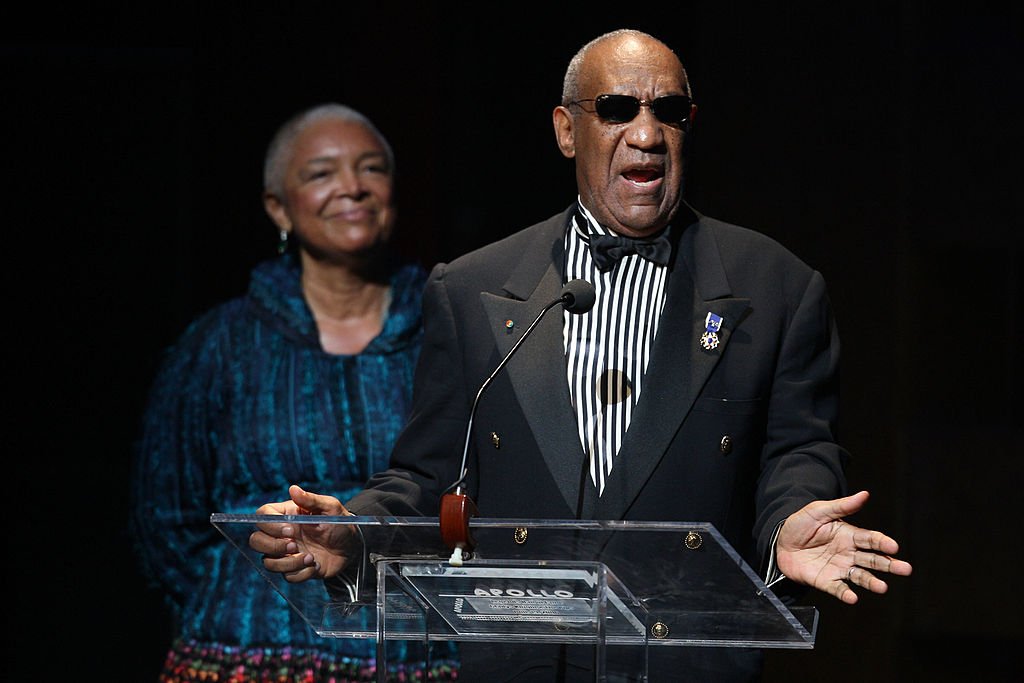 Bill Cosby and Camille Cosby speak onstage at the Apollo Theater 75th Anniversary Gala on June 8, 2009 in New York | Photo: Getty Images