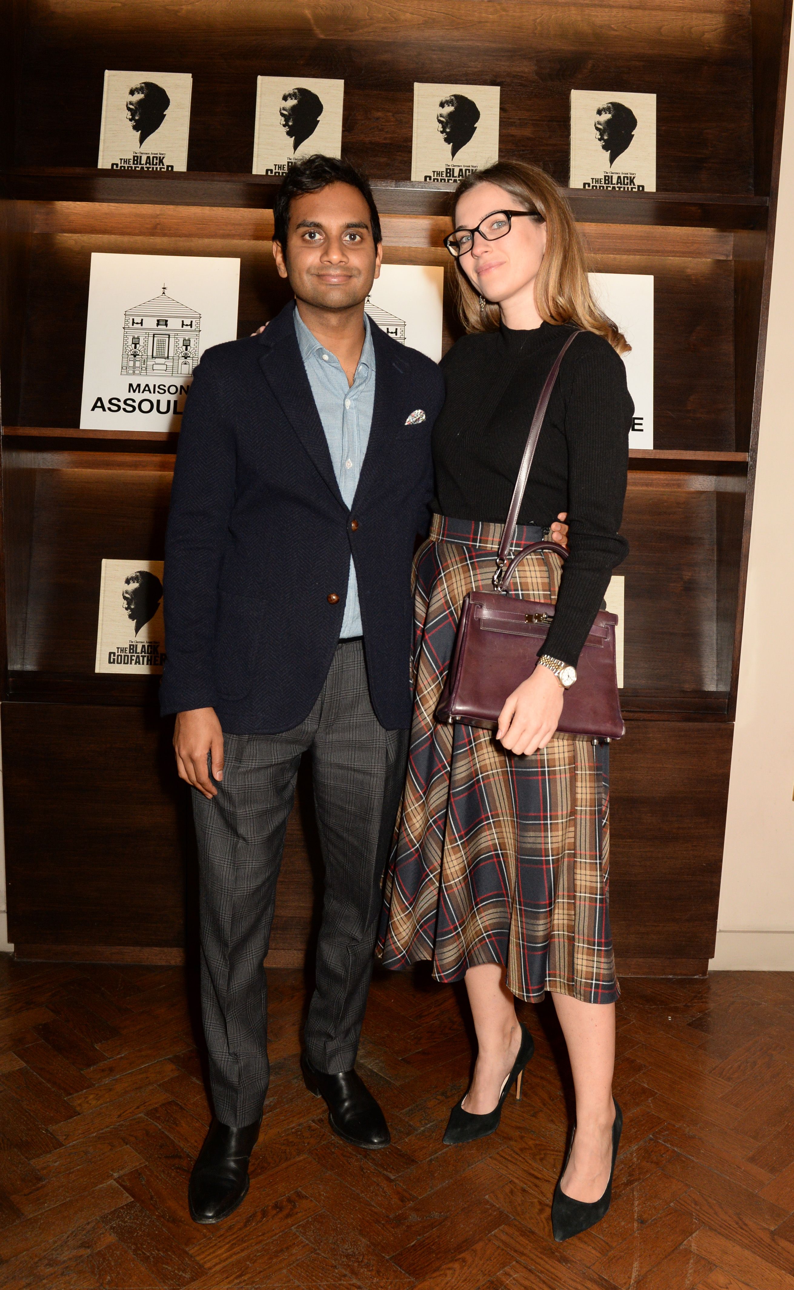 Aziz Ansari and girlfriend Serena Campbell at a special cocktail event hosted by Ted Sarandos and Jessica de Rothschild on November 06, 2019 in London, England. | Photo: Getty Images