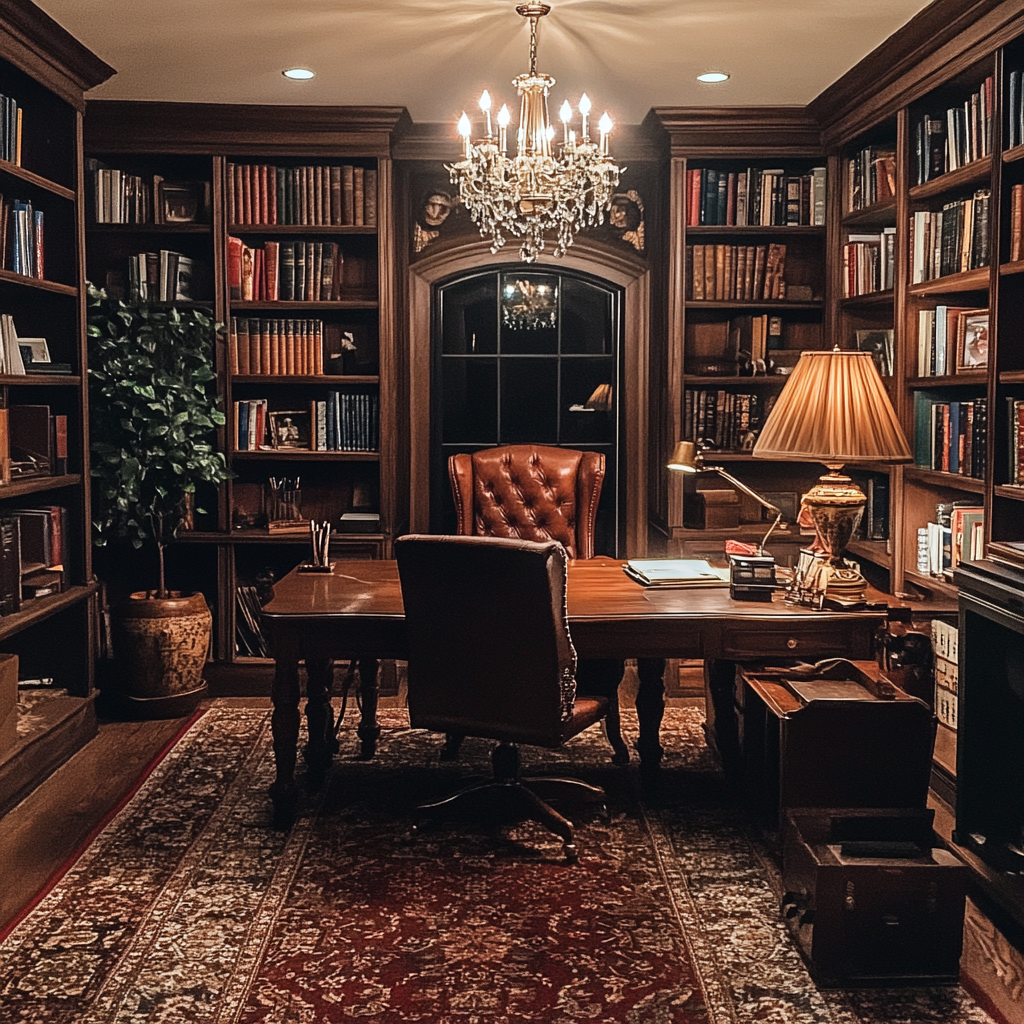 A lavish study | Source: Midjourney