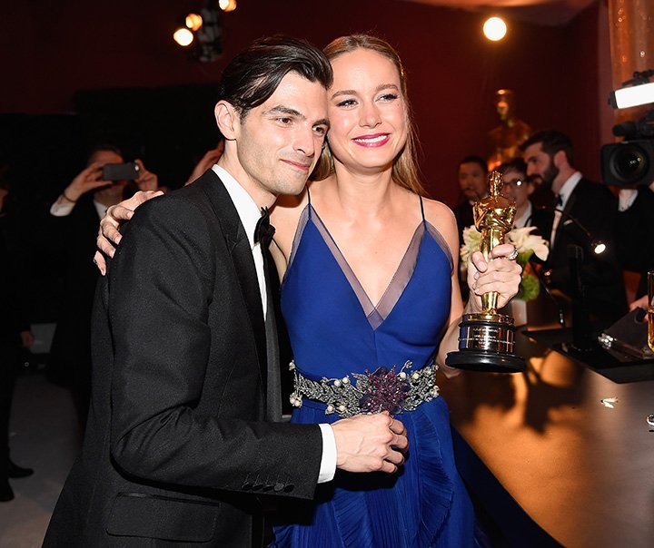 Brie Larson and Alex Greenwald. I Image: Getty Images.