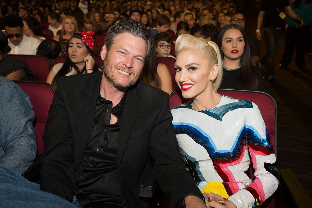 Blake Shelton and Gwen Stefani at the Radio Disney Music Awards (RDMA) held at Microsoft Theater in Los Angeles on April 30, 2016 | Photo: Image Group LA/Disney Channel/Getty Images
