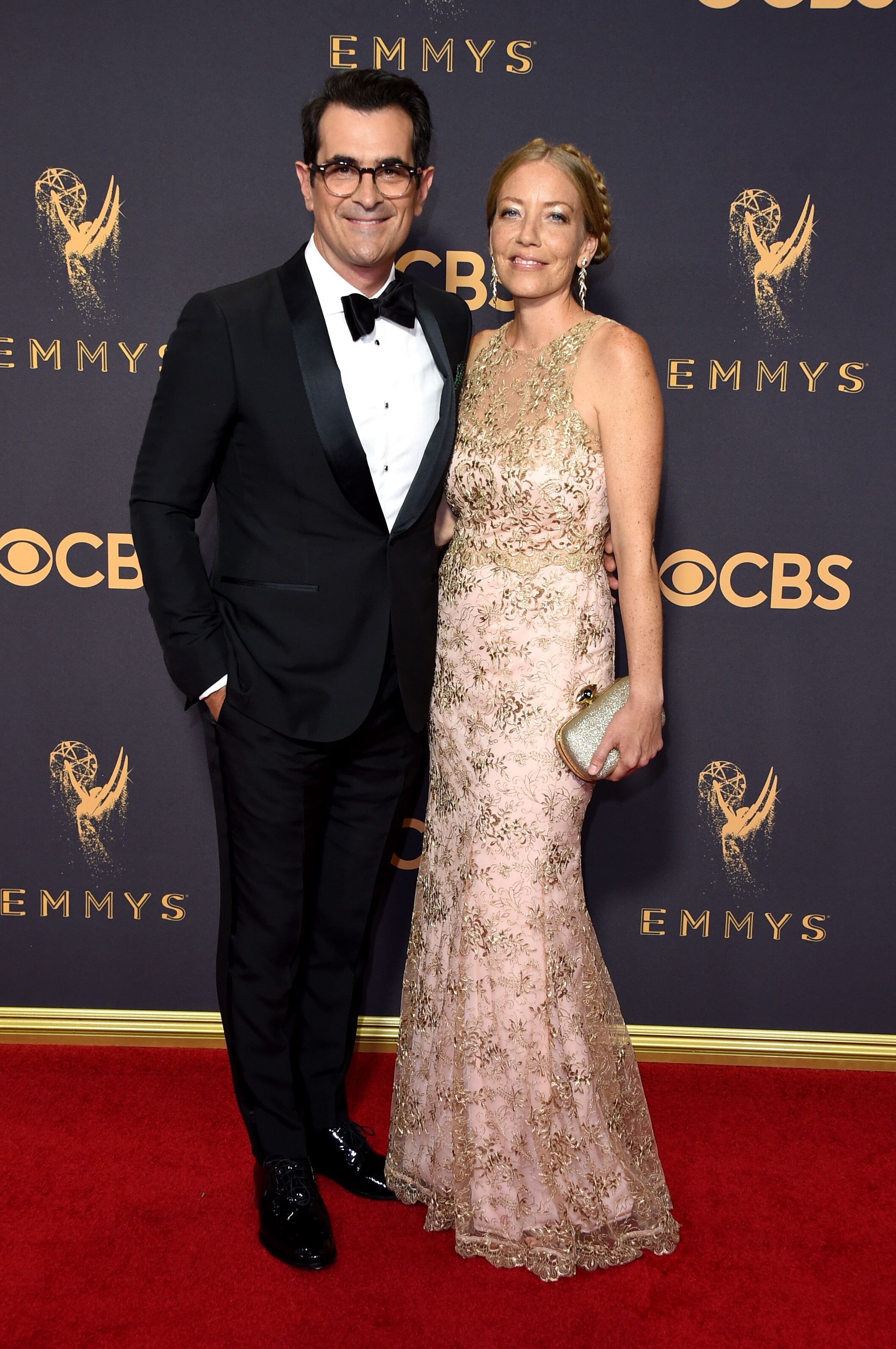 Ty Burrell and Holly Burrell at the 69th Annual Primetime Emmy Awards in 2017 | Source: Getty Images