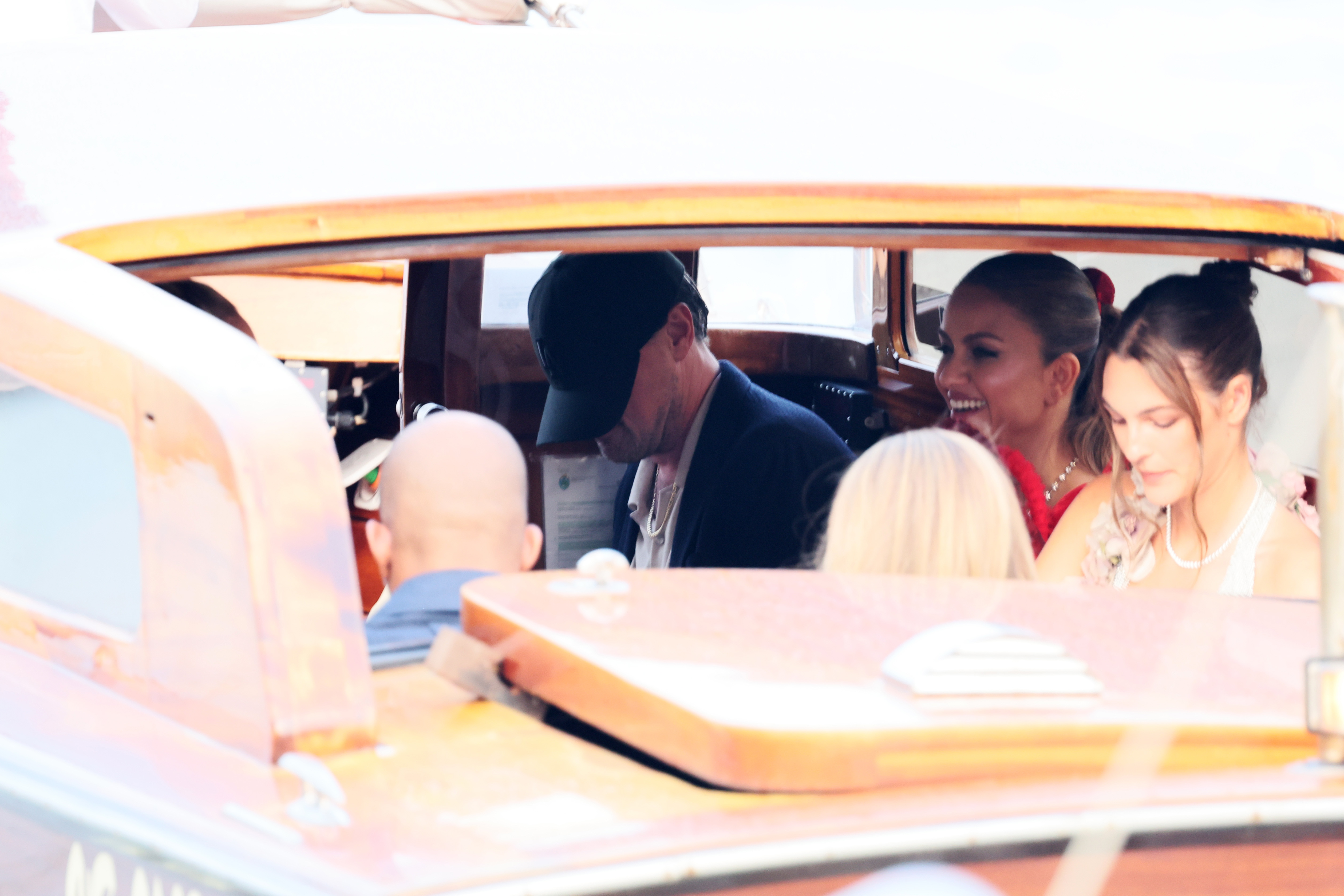 Leonardo DiCaprio ahead of Jeff Bezos and Lauren Sánchez's wedding in Venice on June 26, 2026. | Source: Getty Images