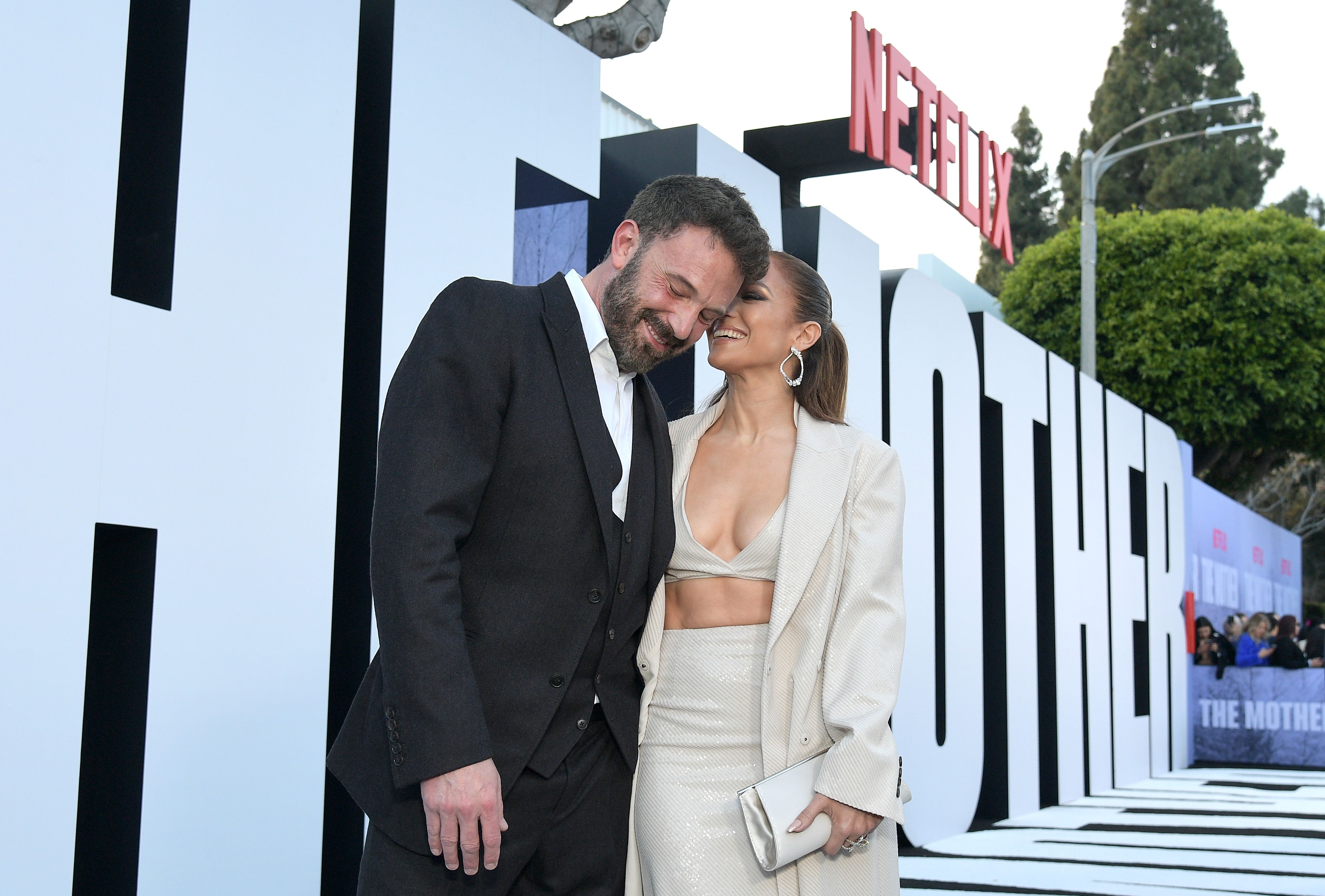 Ben Affleck and Jennifer Lopez at the premiere of "The Mother" in Los Angeles, California on May 10, 2023 | Source: Getty Images