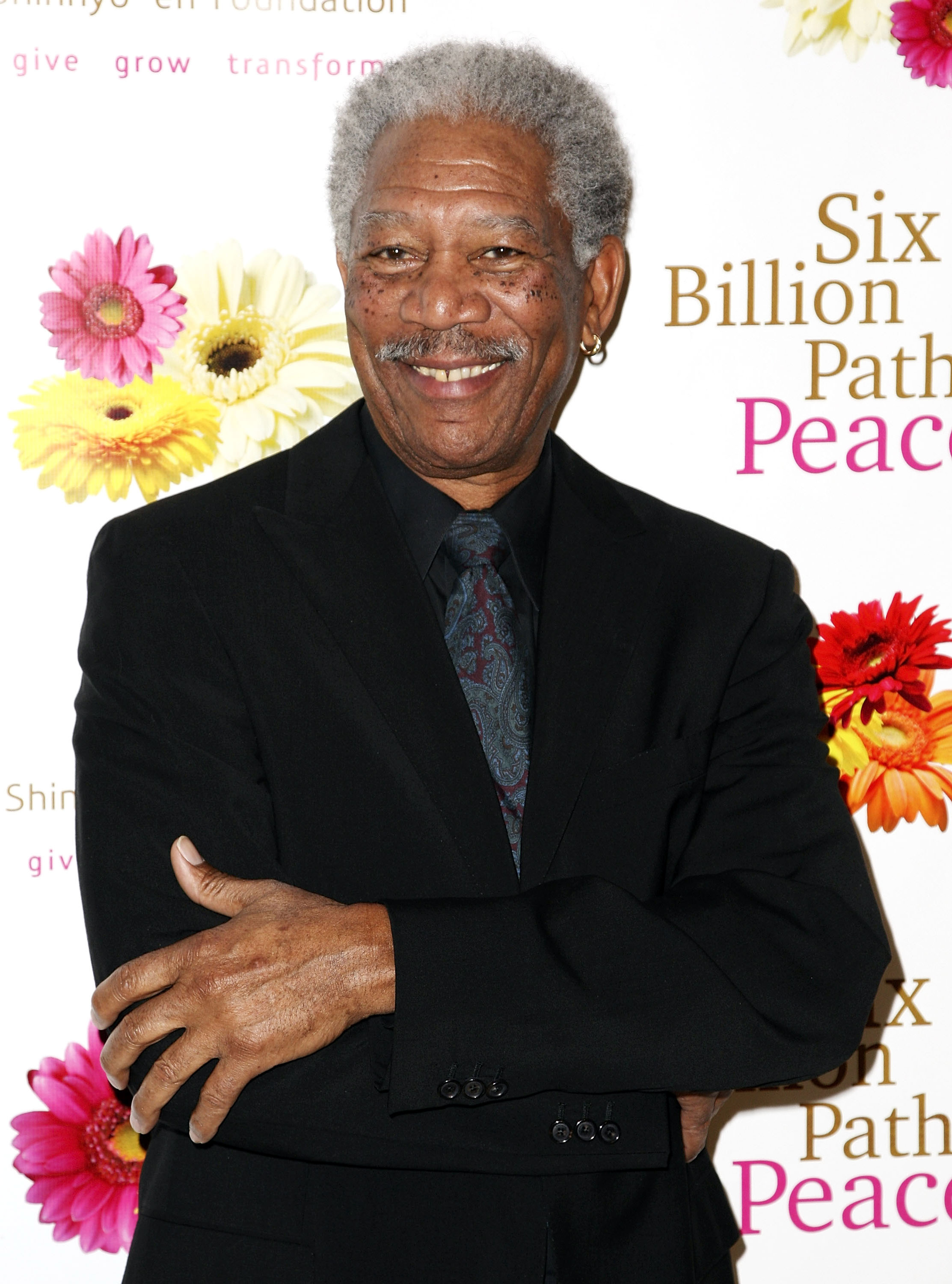 Morgan Freeman at the second annual "Pathfinders to Peace" Gala at Cipriani 42nd Street on March 20, 2008 in New York City | Source: Getty Images