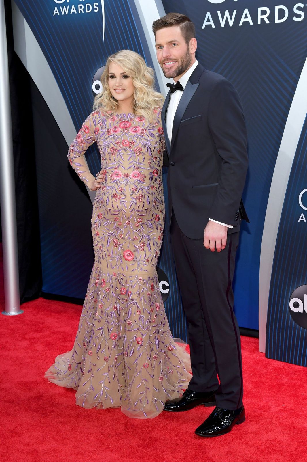 Carrie Underwood and Mike Fisher at the 52nd annual CMA Awards on November 14, 2018, in Nashville, Tennessee | Photo: Jason Kempin/Getty Images