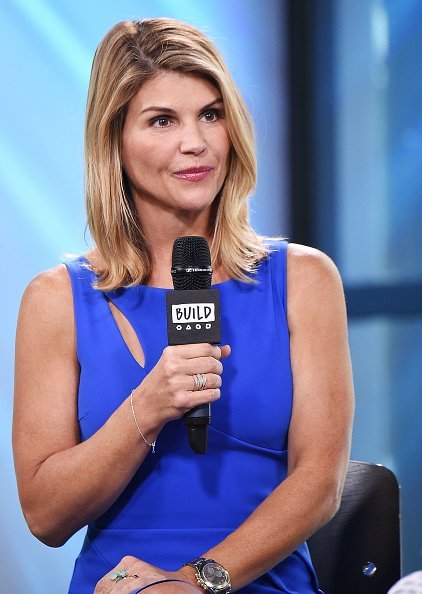 Lori Loughlin visits the Build Series to discuss the show 'Fuller House' at Build Studio on August 3, 2017, in New York City. | Source: Getty Images.