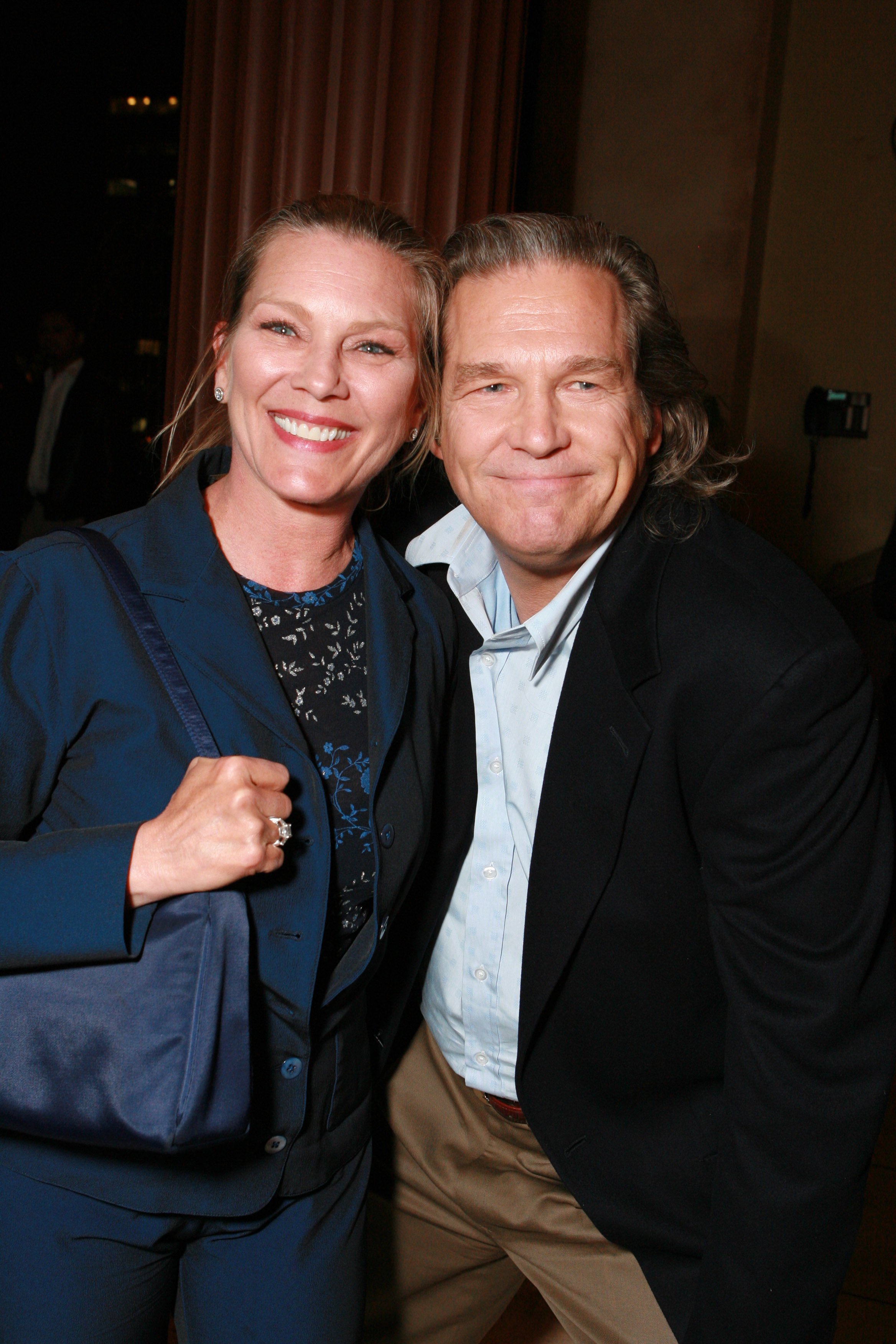 Susan Bridges and Jeff Bridges during Special Screening of Touchstone Pictures' "Stick It" at El Capitan in Hollywood, California, United States.  | Source: Getty Images