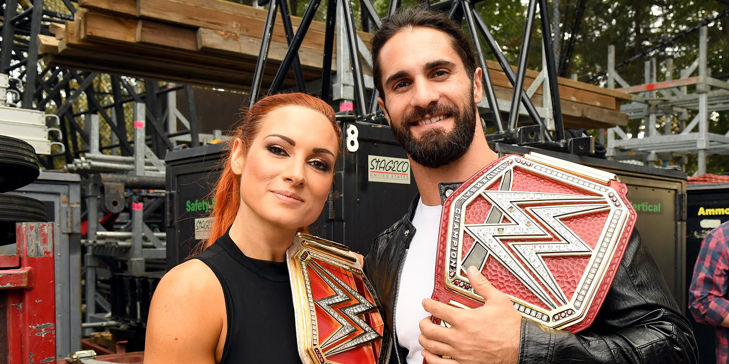 Becky Lynch and Seth Rollins | Source: Getty Images