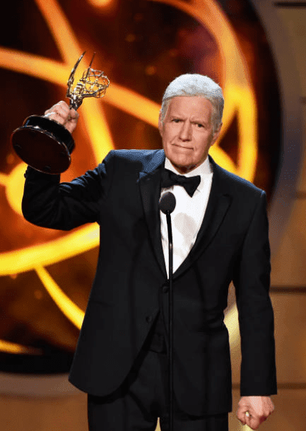 "Jeopardy" host, Alex Trebek accepts a Daytime Emmy Award for Outstanding Game Show Host, during the 46th Daytime Emmy Awards, on May 05, 2019 in Pasadena, California | Source: Alberto E. Rodriguez/Getty Images