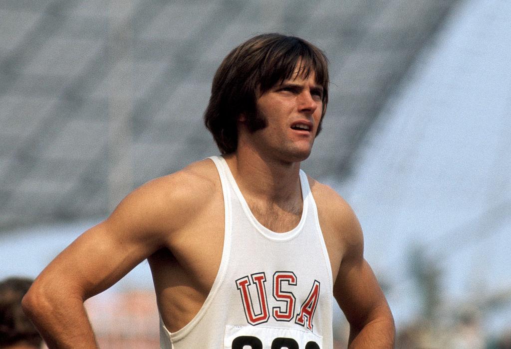Decathlete Bruce Jenner (Caitlyn Jenner) of the United States team in competition in the Men's decathlon event at the 1972 Summer Olympics inside the Olympiastadion in Munich, West Germany in September 1972. | Source: Getty Images