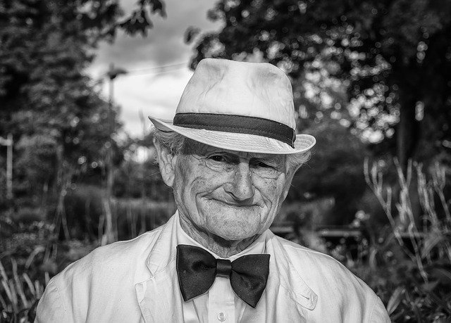 Retrato de anciano. | Foto: Pixabay