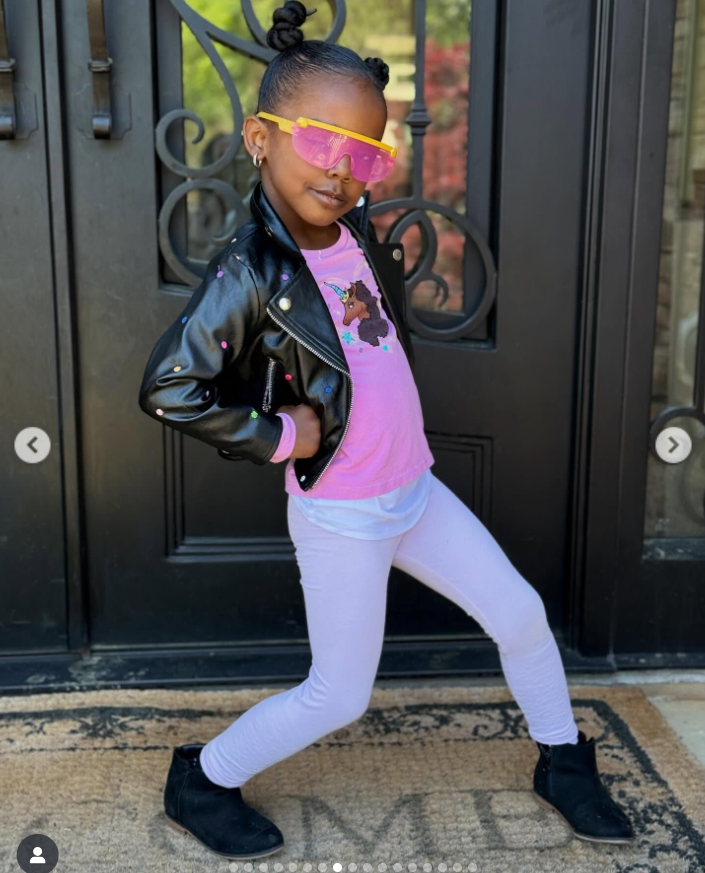 Blaze Tucker stuns in her outfit, as seen from a post dated November 22, 2025. | Source: Instagram/kandi