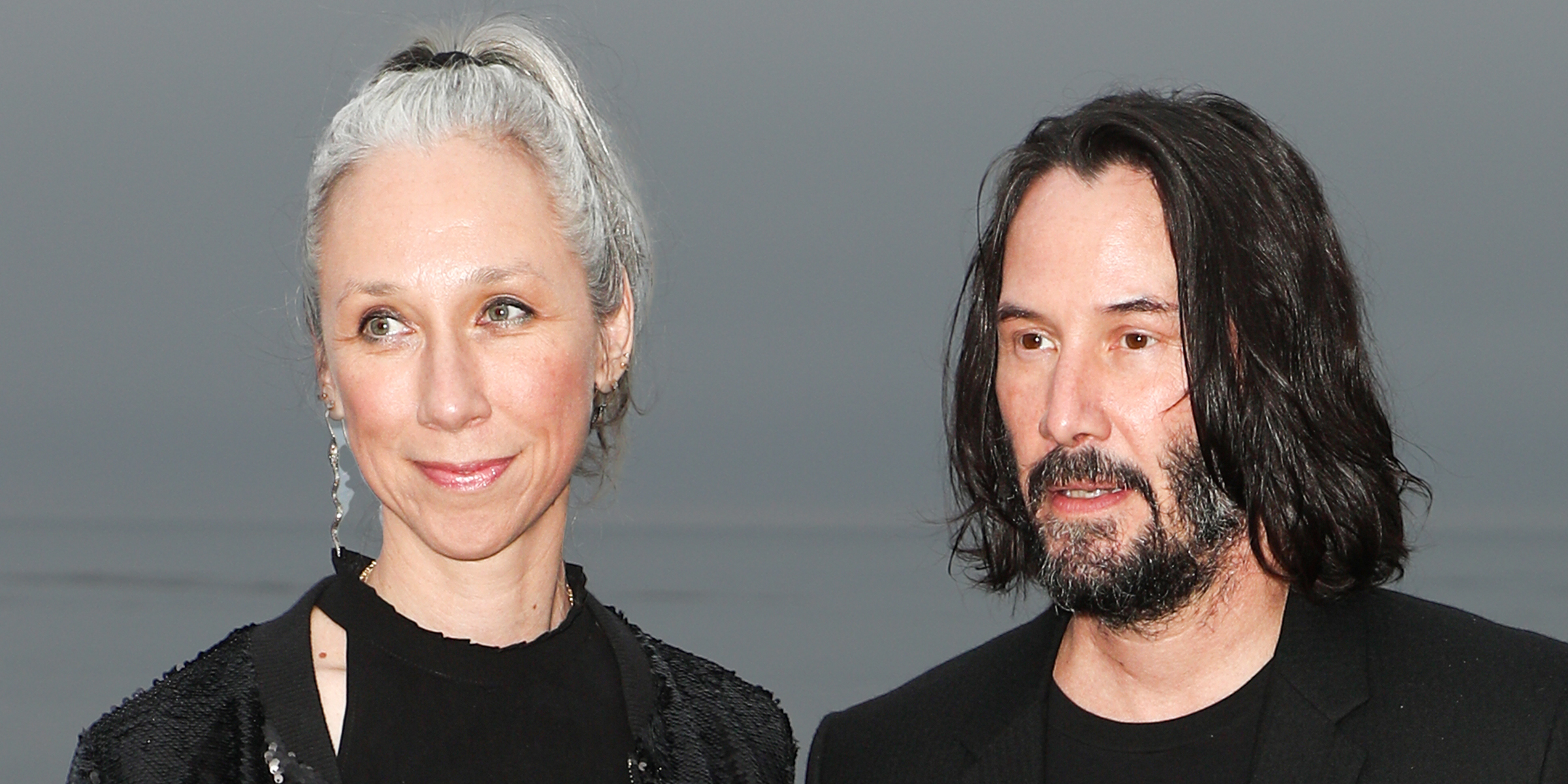 Alexandra Grant and Keanu Reeves. | Source: Getty Images