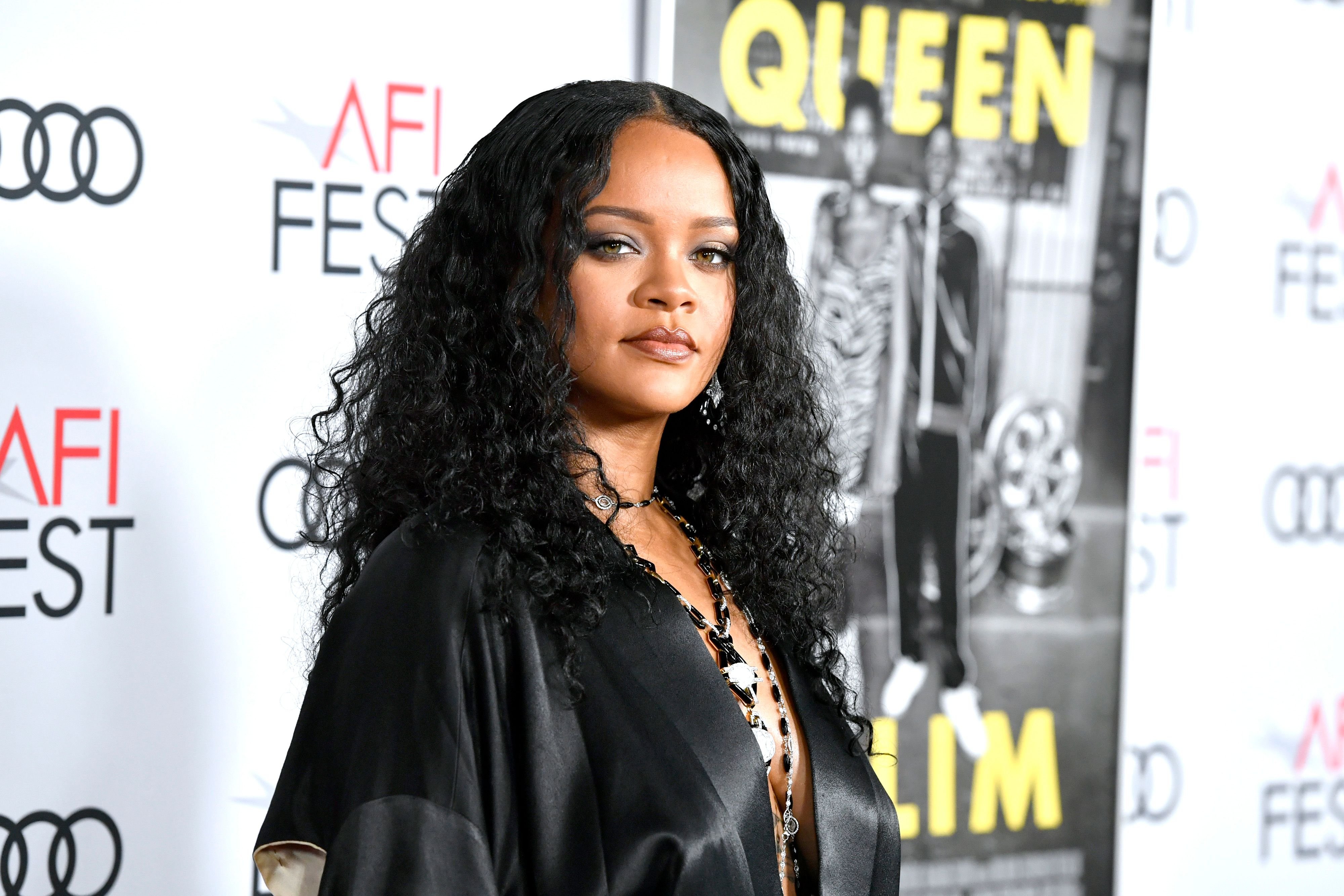 Rihanna at the "Queen & Slim" premiere at AFI FEST 2019 presented by Audi at the TCL Chinese Theatre on November 14, 2019 | Photo: Getty Images