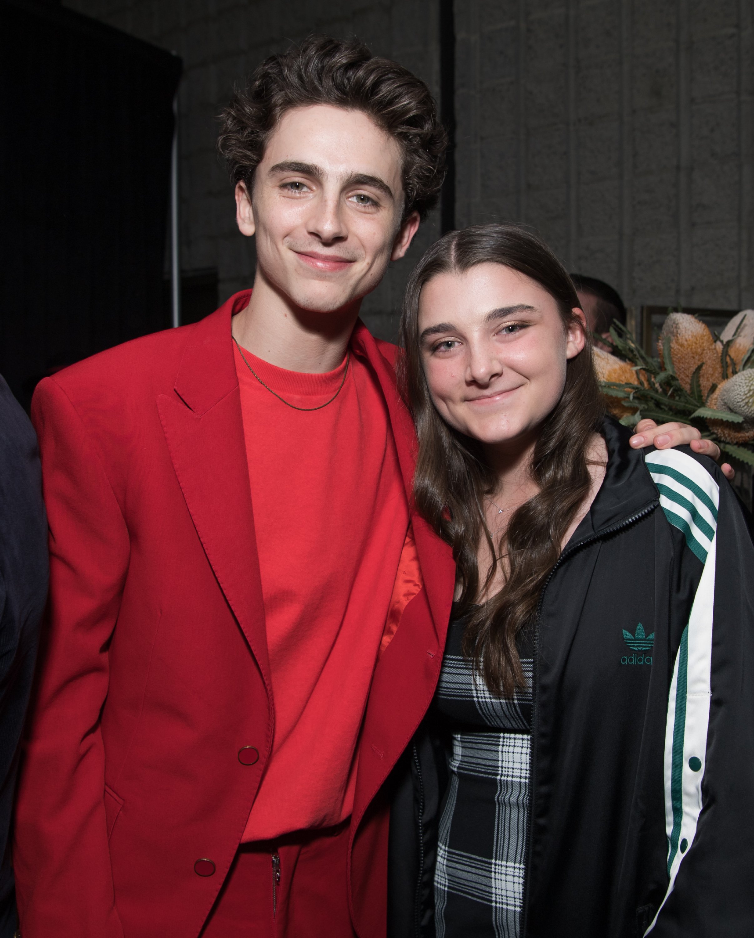Timothee Chalamet (L) and Elisabeth Anne Carell attend the Amazon Studios Los Angeles premiere of "Beautiful Boy" at Samuel Goldwyn Theater on October 8, 2018 in Beverly Hills, California. | Source: Getty Images