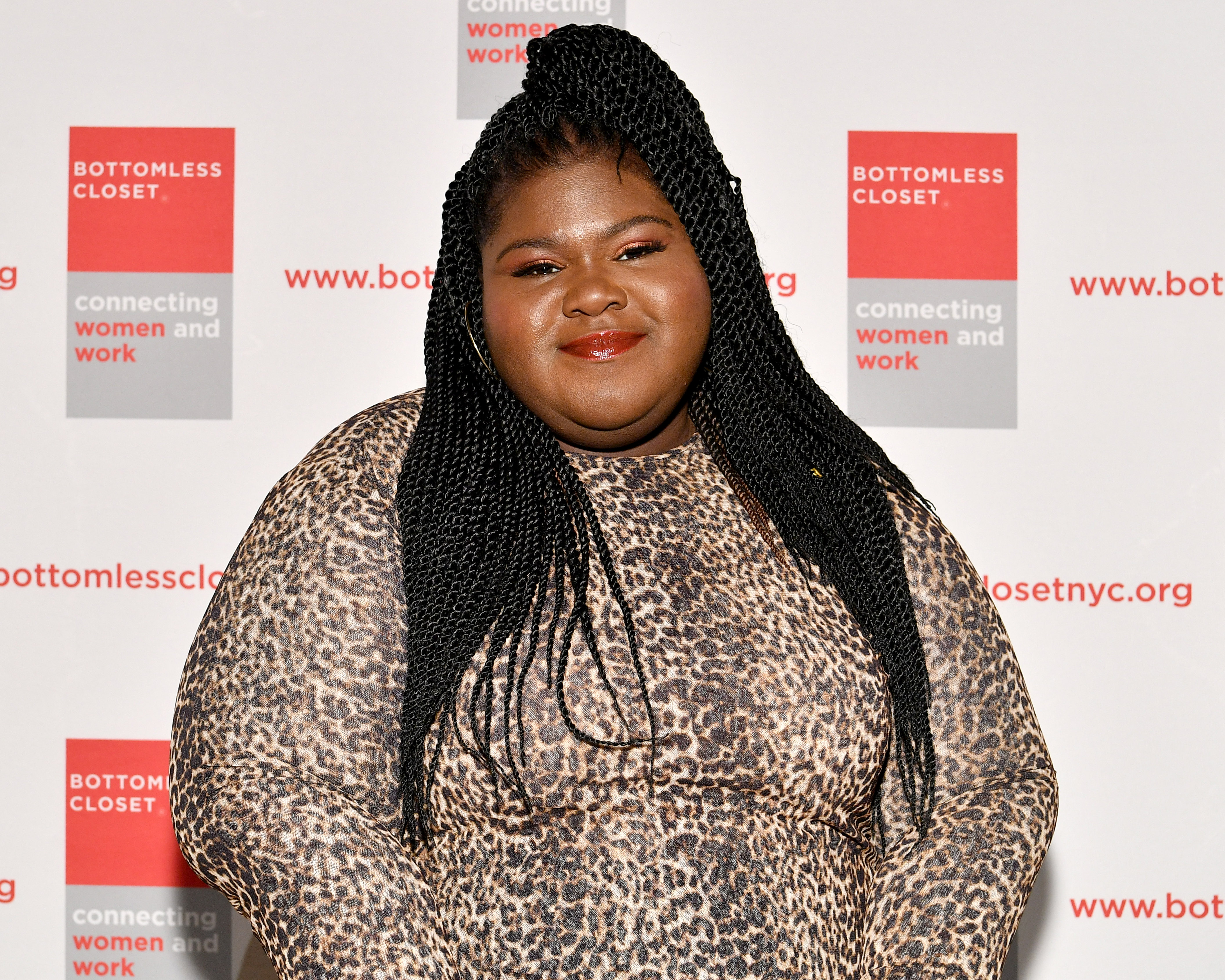 Gabourey Sidibe at the 20th Anniversary Bottomless Closet Luncheon at Cipriani 42nd Street on May 15, 2019, in New York. | Source: Getty Images