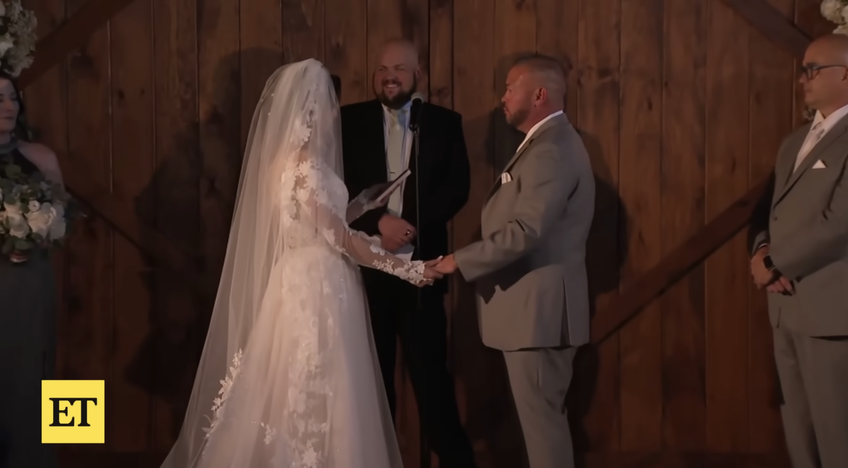 Jon Gosselin gets married to Stephanie Lebo, as seen in a video dated November 24, 2025 | Source: YouTube/EntertainmentTonight