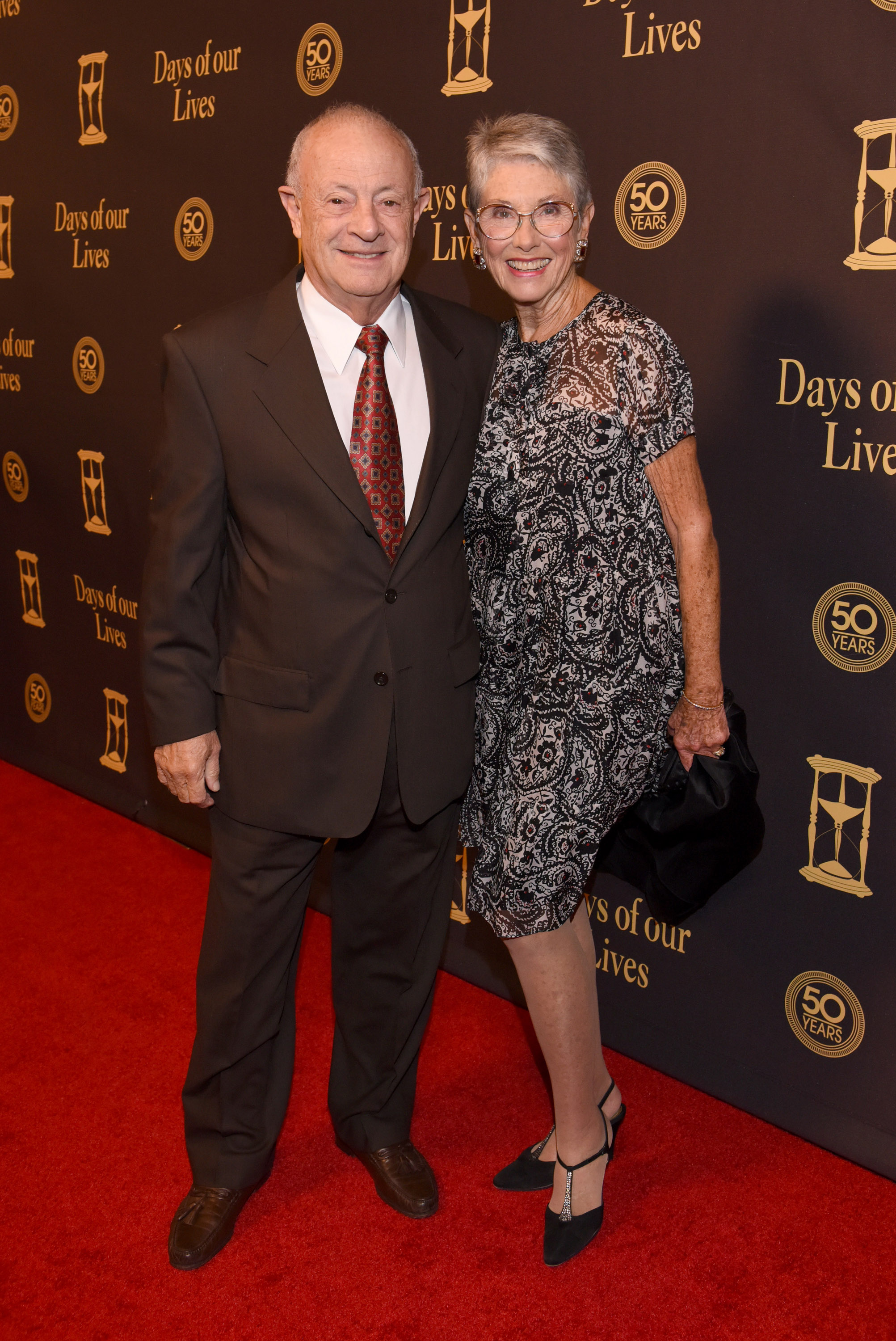 Lou Genevrino and Elinor Donahue at the Days Of Our Lives' 50th Anniversary Celebration in Hollywood in 2015 | Source: Getty Images