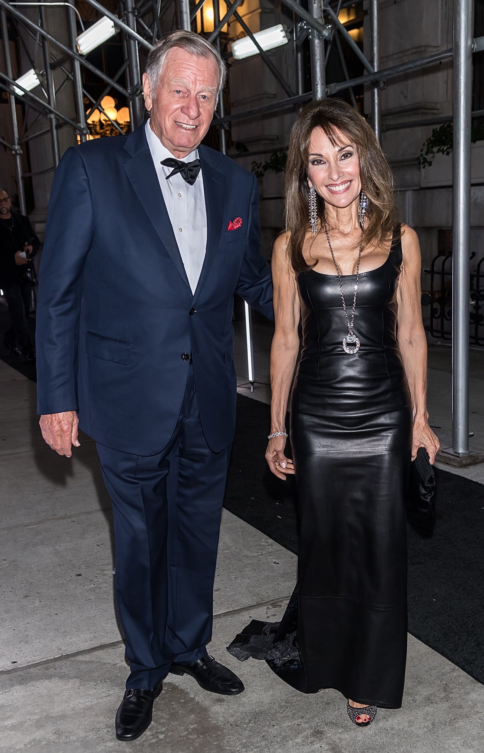 Helmut Huber and actress Susan Lucci are seen leaving the Harper's BAZAAR ICONS Party at The Plaza Hotel on September 7, 2018, in New York City. | Source: Getty Images