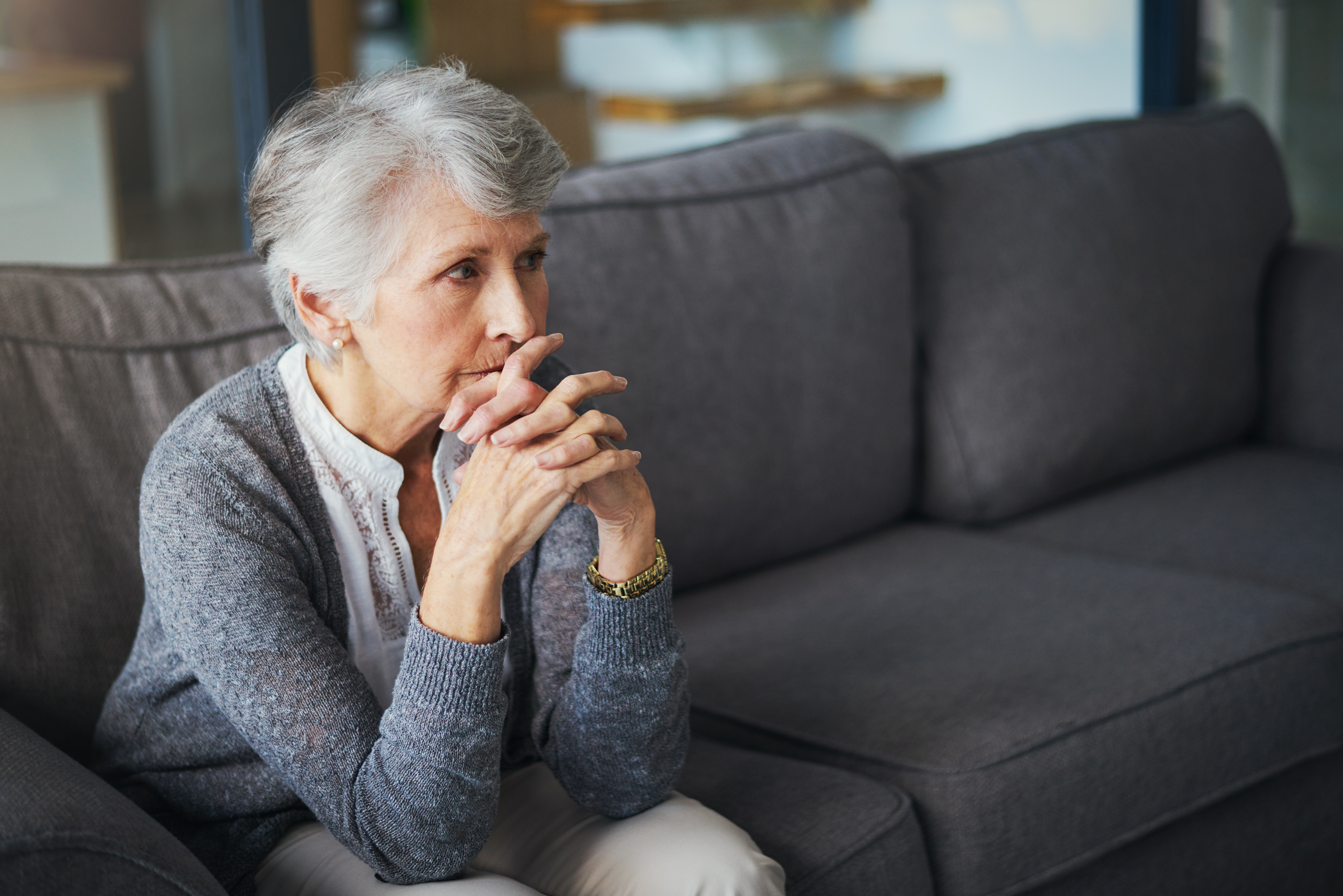 A sad-looking older woman | Source: Getty Images
