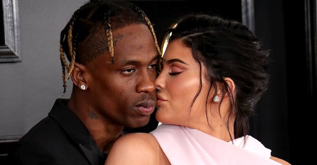 Travis Scott and Kylie Jenner at the 61st Annual Grammy Awards at Staples Center on February 10, 2019, in Los Angeles, California | Photo: Dan MacMedan/Getty Images