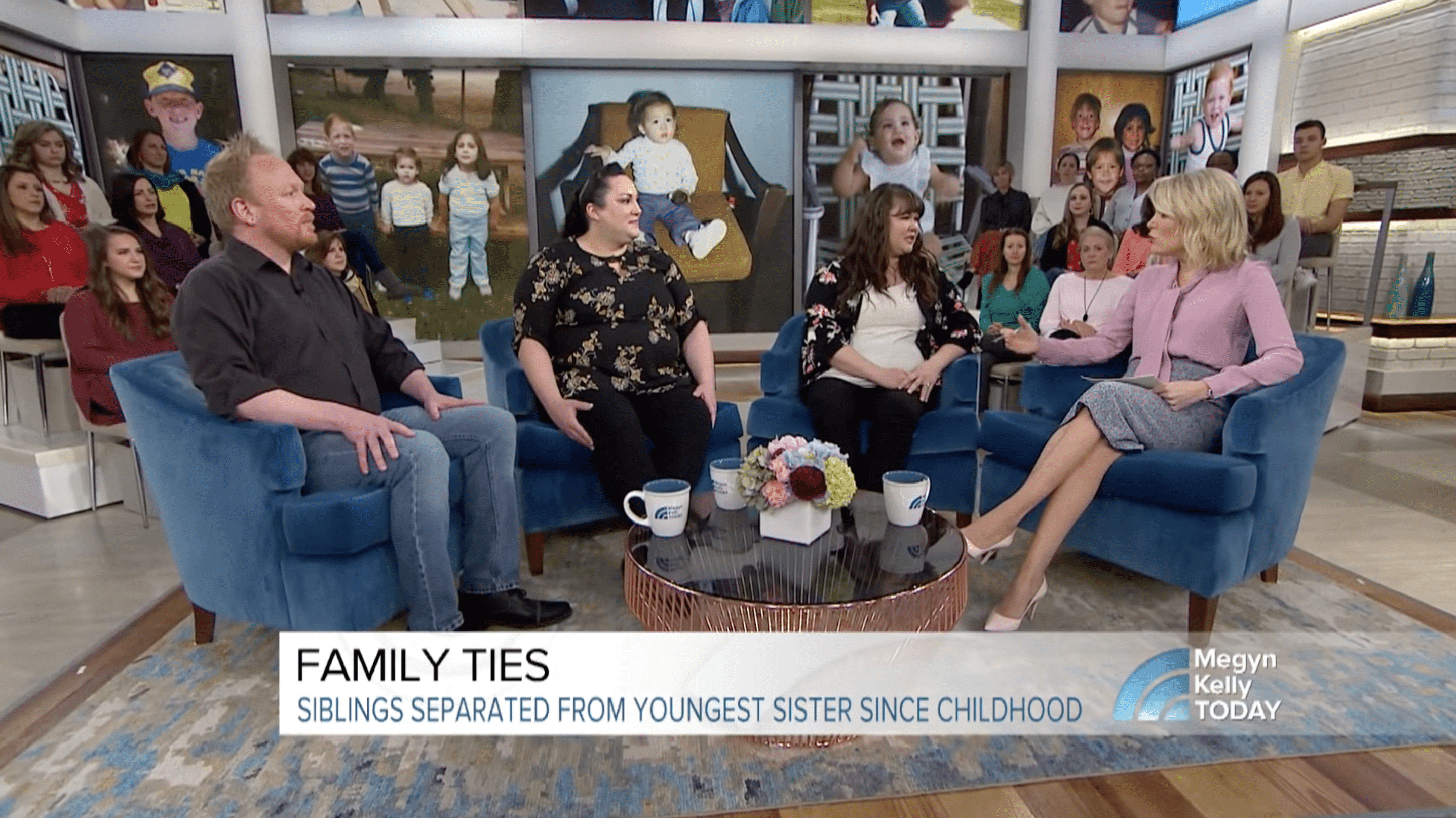 Brian, Christine, and Laurie appeared on Megyn Kelly TODAY to discuss details of their adoption and long-lost sister. | Photo: YouTube.com/TODAY