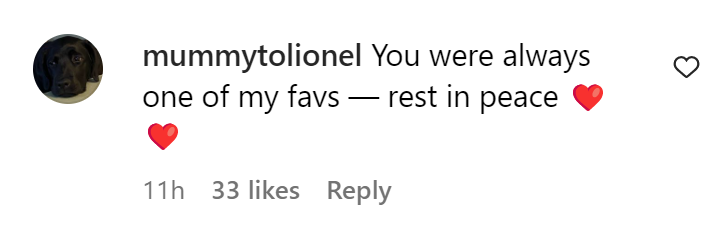 A fan's comment on Jacklyn Zeman's Instagram post celebrating "General Hospital's" 60th anniversary on April 5, 2023 | Source: Instagram/jacklyn.zeman