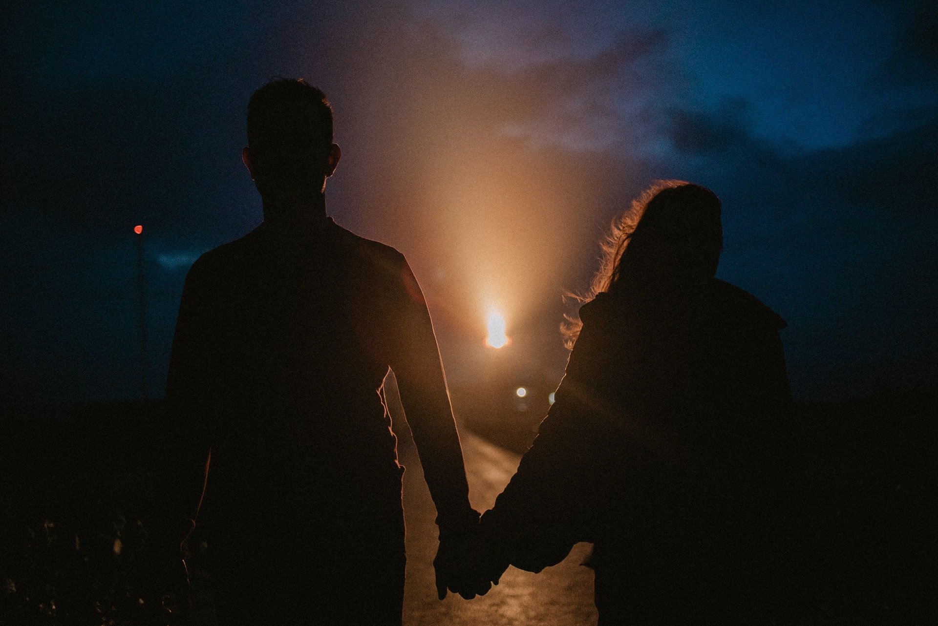 Woman Returning Home at Night Is Chased by a Group of Men, She Sees a ...