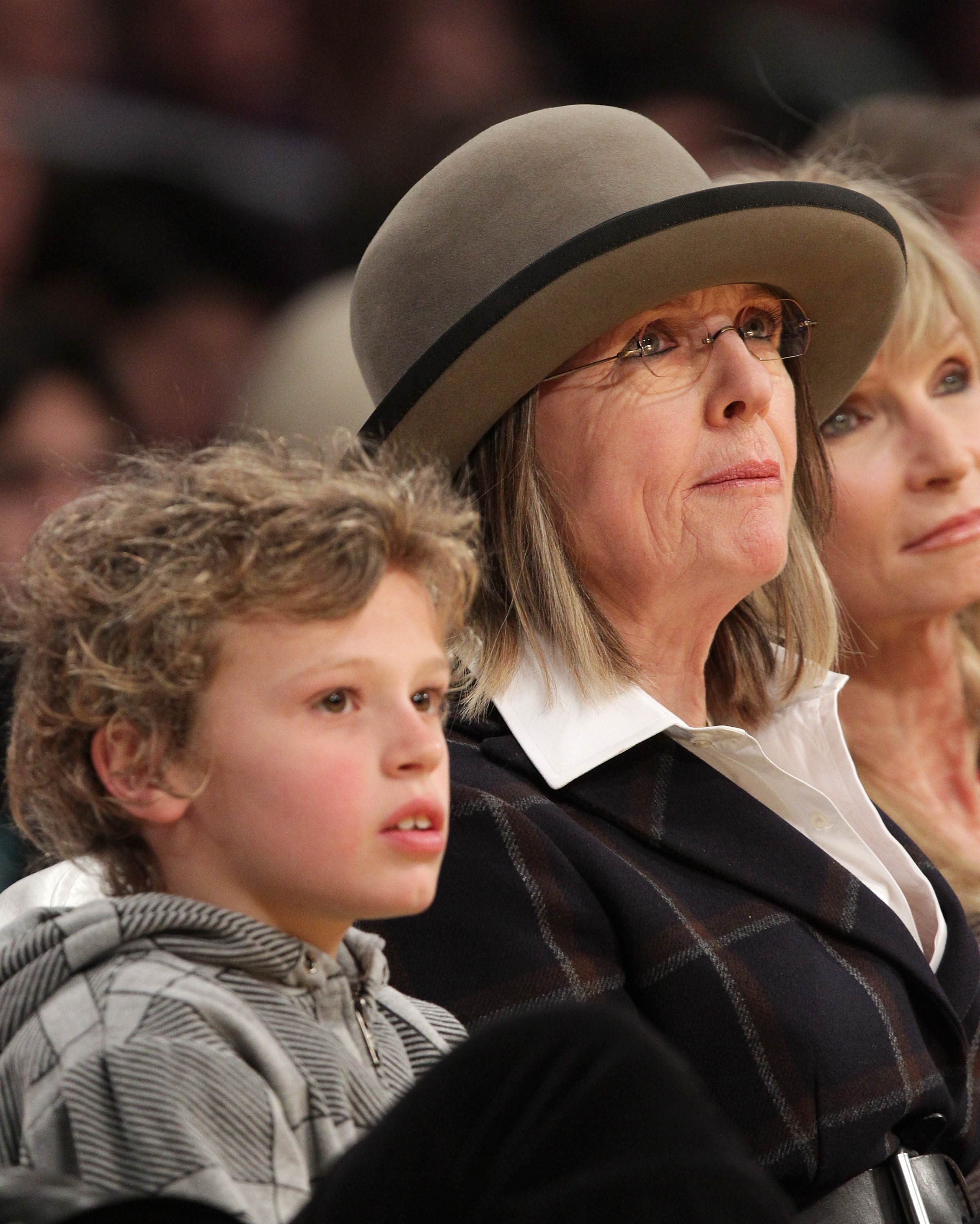 Diane Keaton at a basketball game at Staples Center on January 11, 2011, in Los Angeles, California | Source: Getty Images