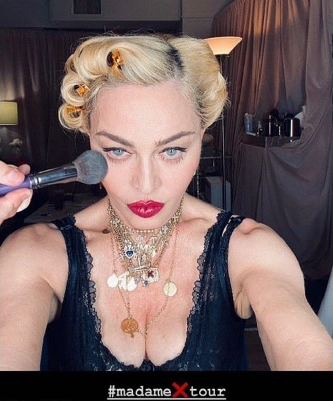 A behind-the-scene photo of Madonna | Instagram/@madonna