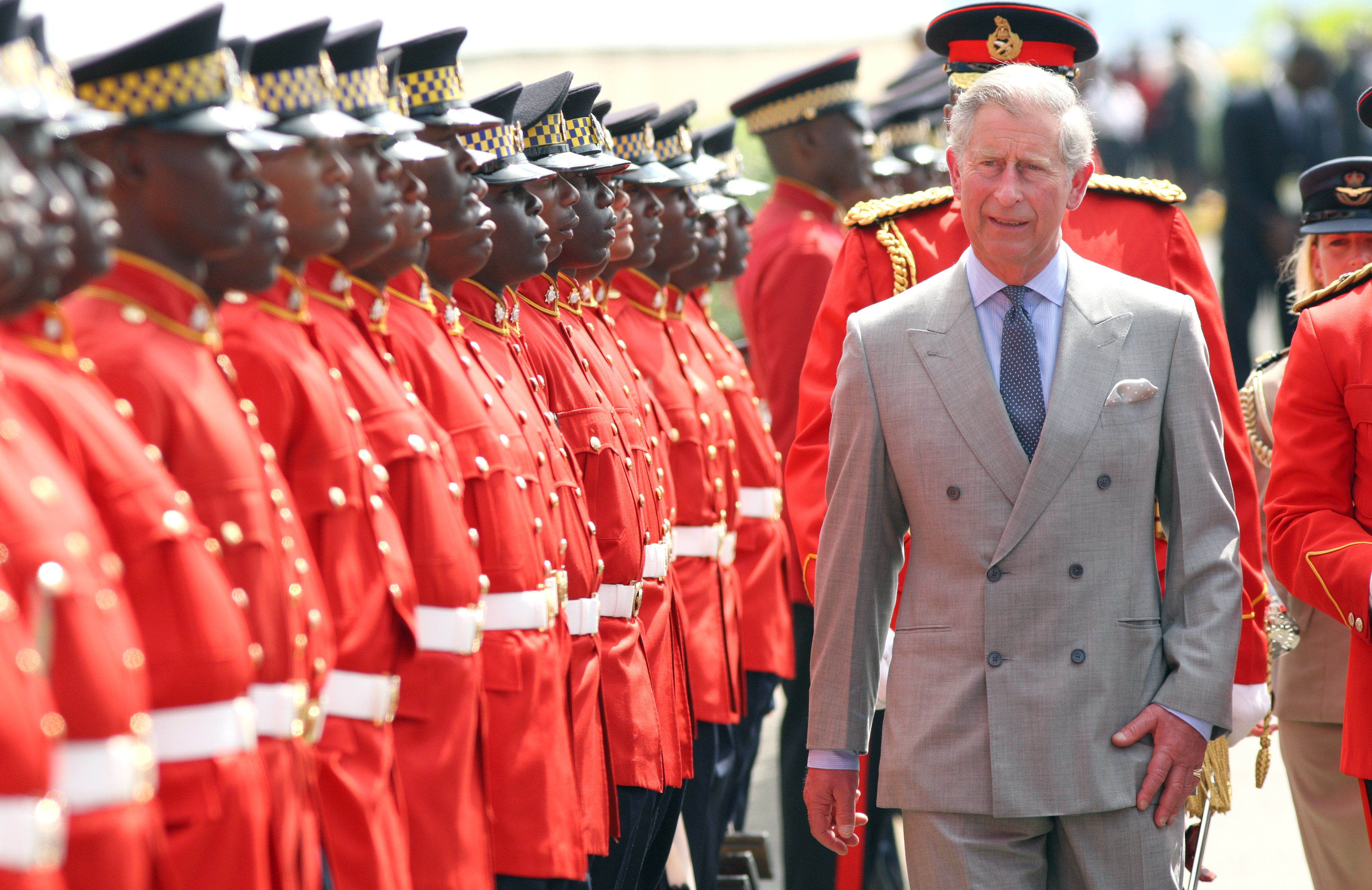 King Charles III arrives at Victoria Pier in Kingston, Jamaica, as part of their Caribbean tour on March 12, 2008 | Source: Getty Images