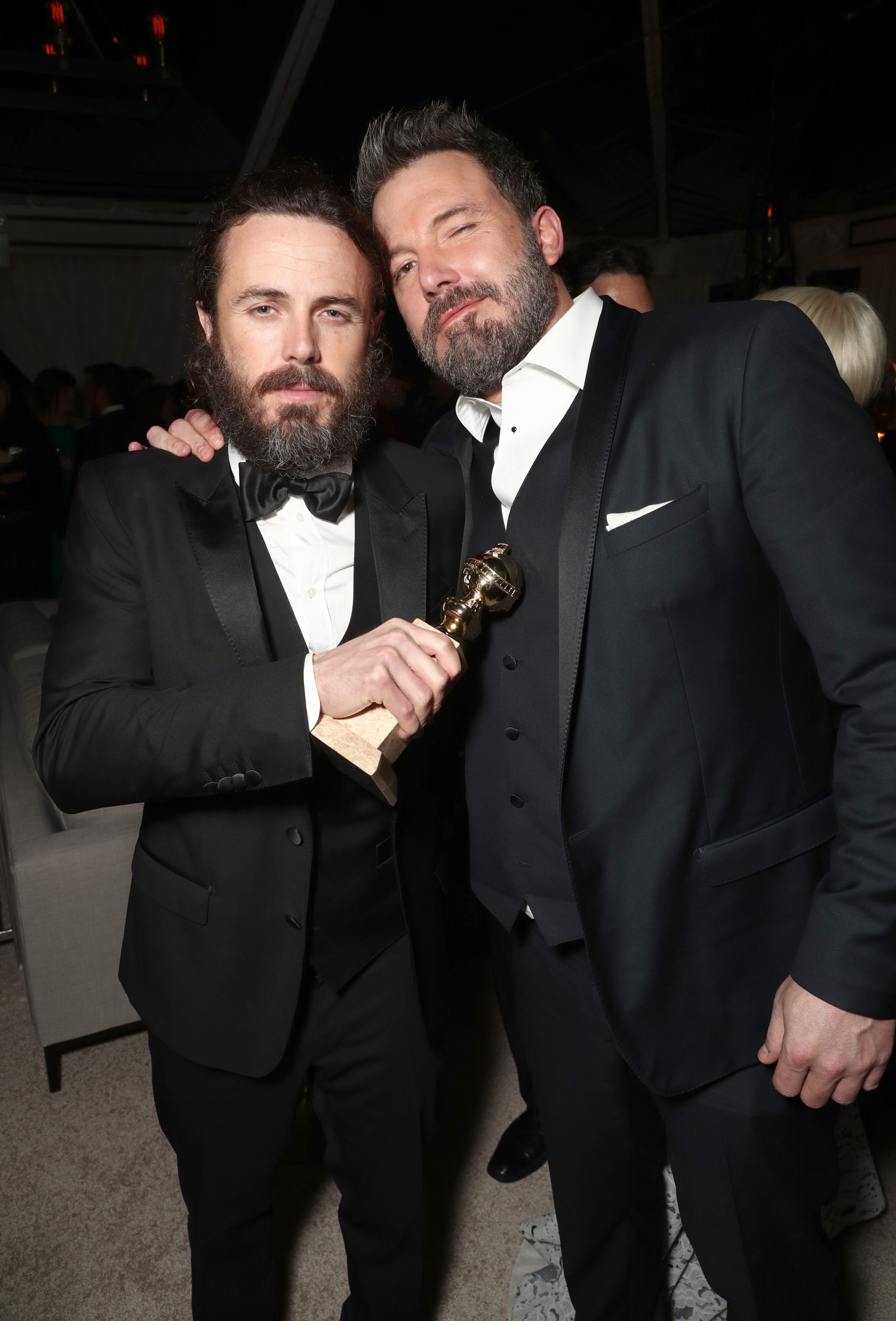 Casey Affleck and Ben Affleck in Beverly Hills, California on January 8, 2017 | Source: Getty Images