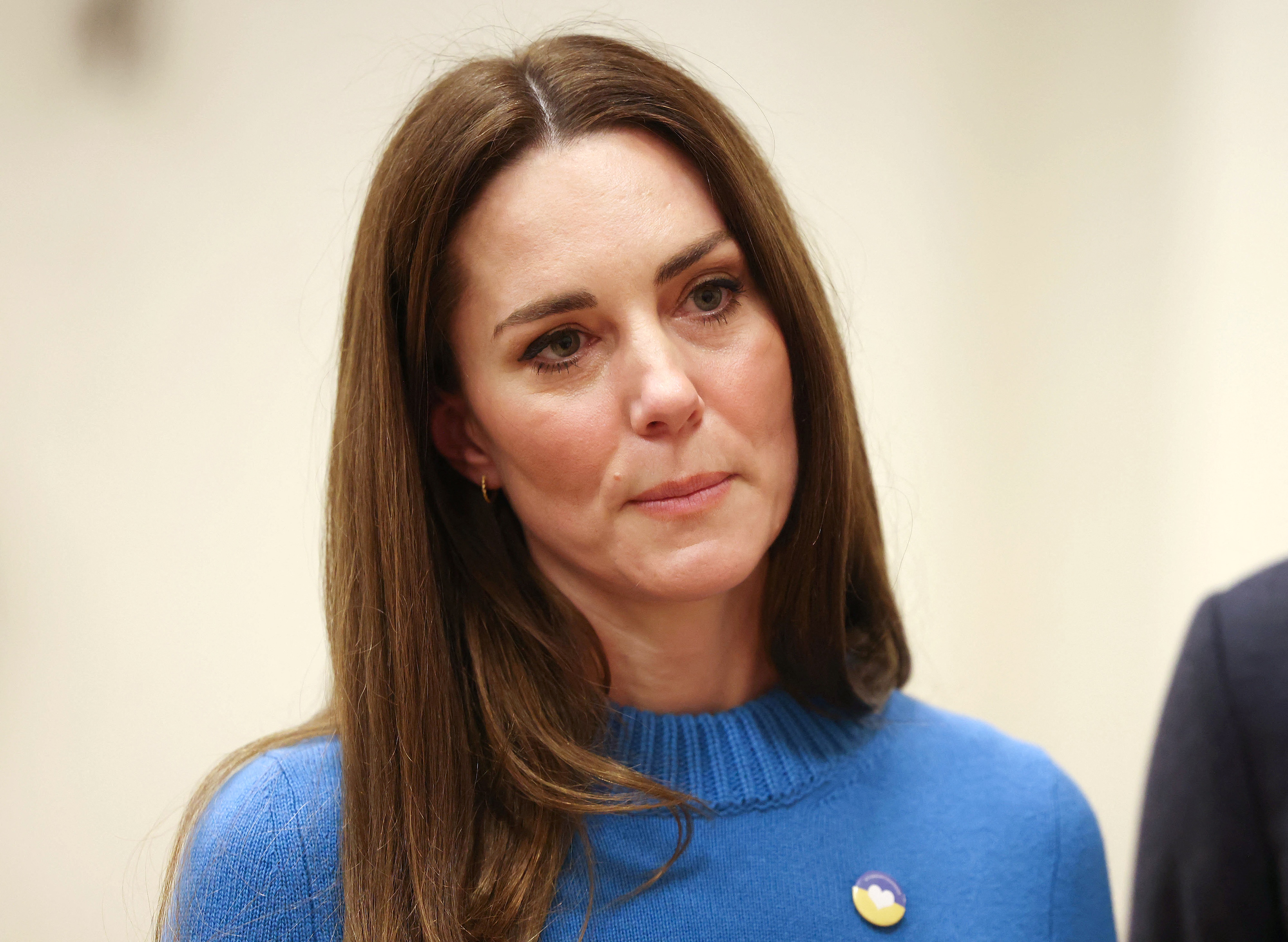 Kate Middleton during a visit to the Ukrainian Cultural Centre on March 9, 2022 in London, England. | Source: Getty Images