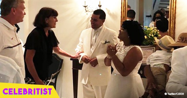 Beach wedding was ruined by storm but a stranger jumped into action and saved the celebration