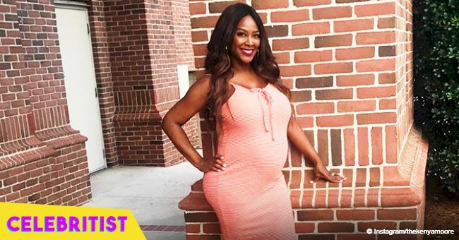 Kenya Moore accused of faking pregnancy after video of her 'breakdance' was shared by Kandi Burruss