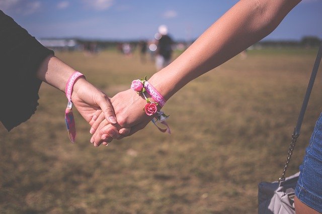 Novias tomadas de la mano. Fuente: Pixabay Novias tomadas de la mano. Fuente: Pixabay