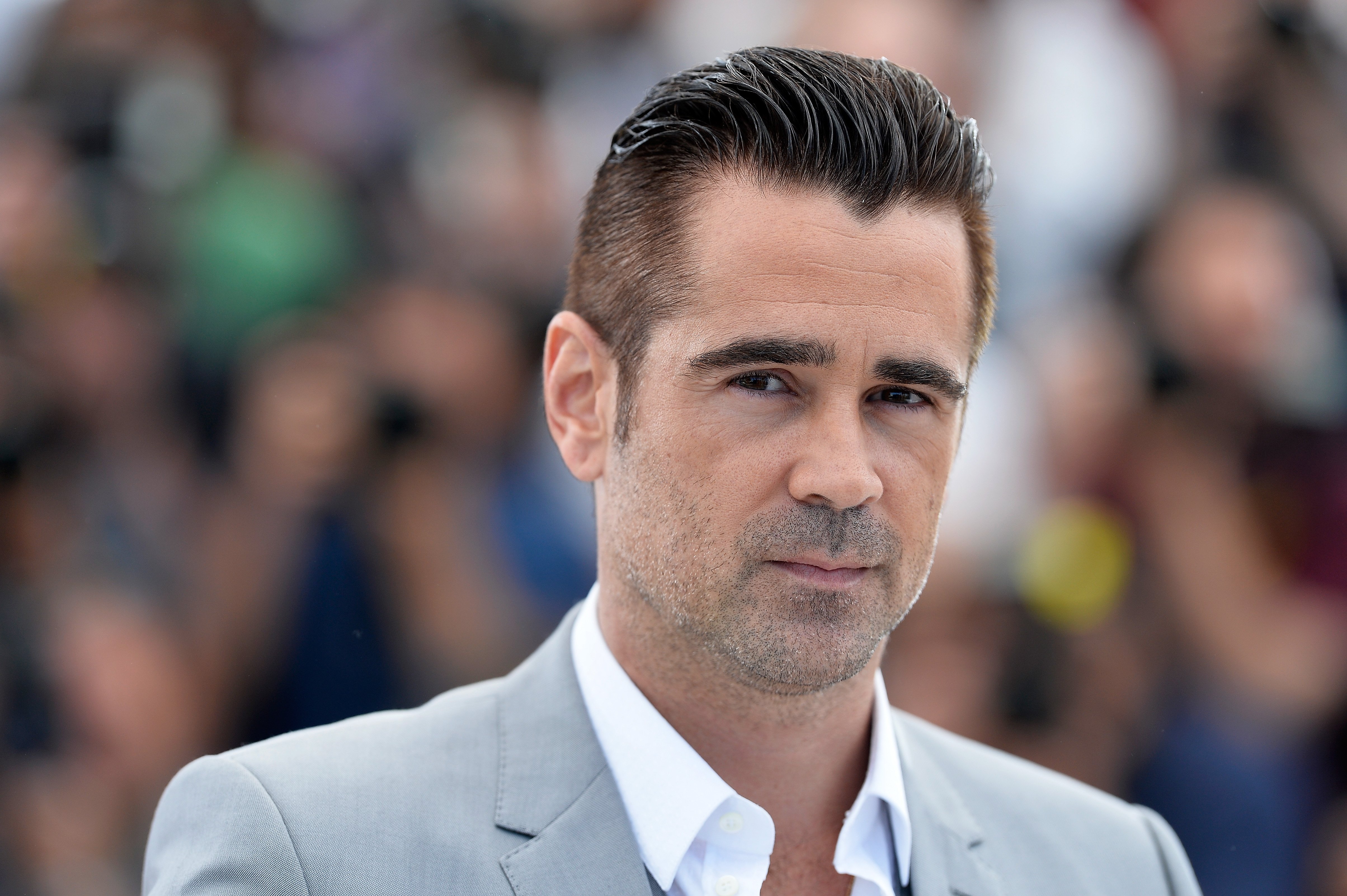 Colin Farrell attends a photocall for "The Lobster" during the 68th annual Cannes Film Festival on May 15, 2015, in Cannes, France. | Source: Getty Images