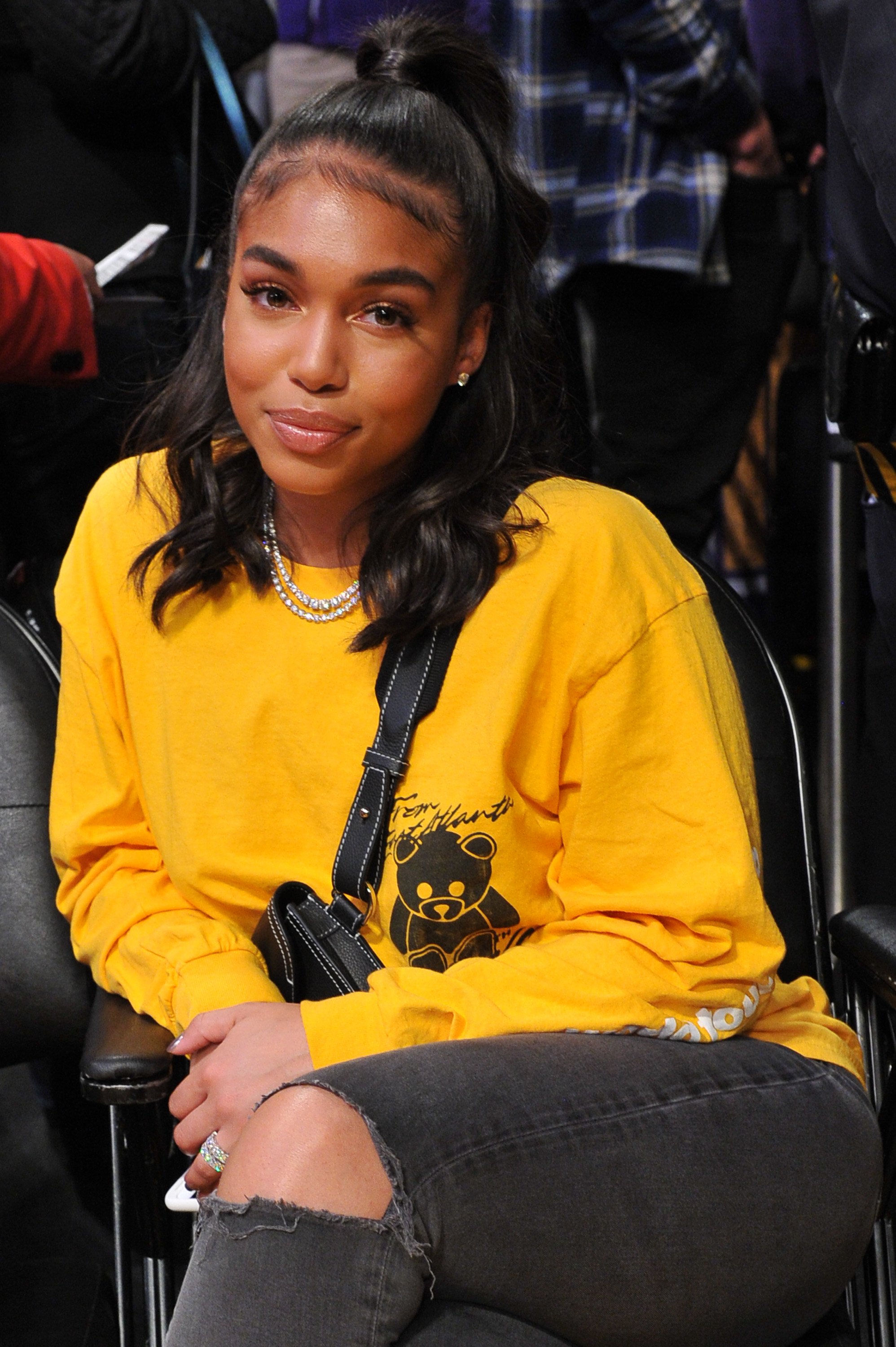 Lori Harvey at Staples Center for a basketball game between the Los Angeles Lakers and the Sacramento Kings on December 30, 2018.| Photo: Getty Images