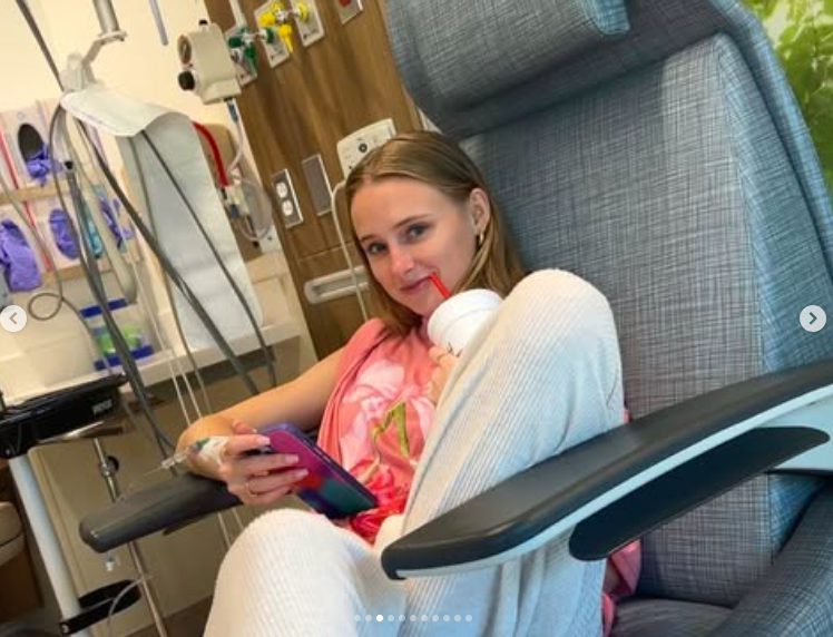 Anna Grace Phelan receiving medical treatments, posted on December 31, 2024. | Source: Instagram/phelann.annaa