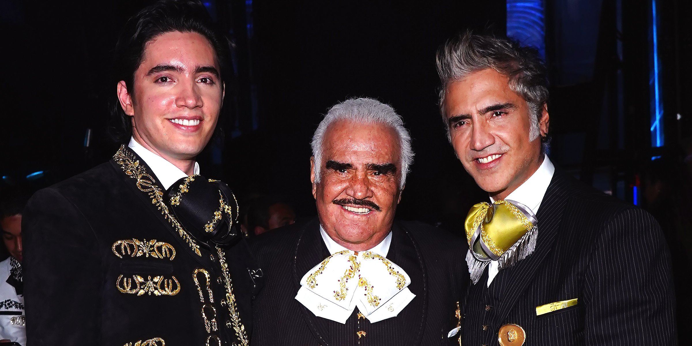 Alex Fernández, Alejandro Fernández, and Vicente Fernández | Source: Getty Images