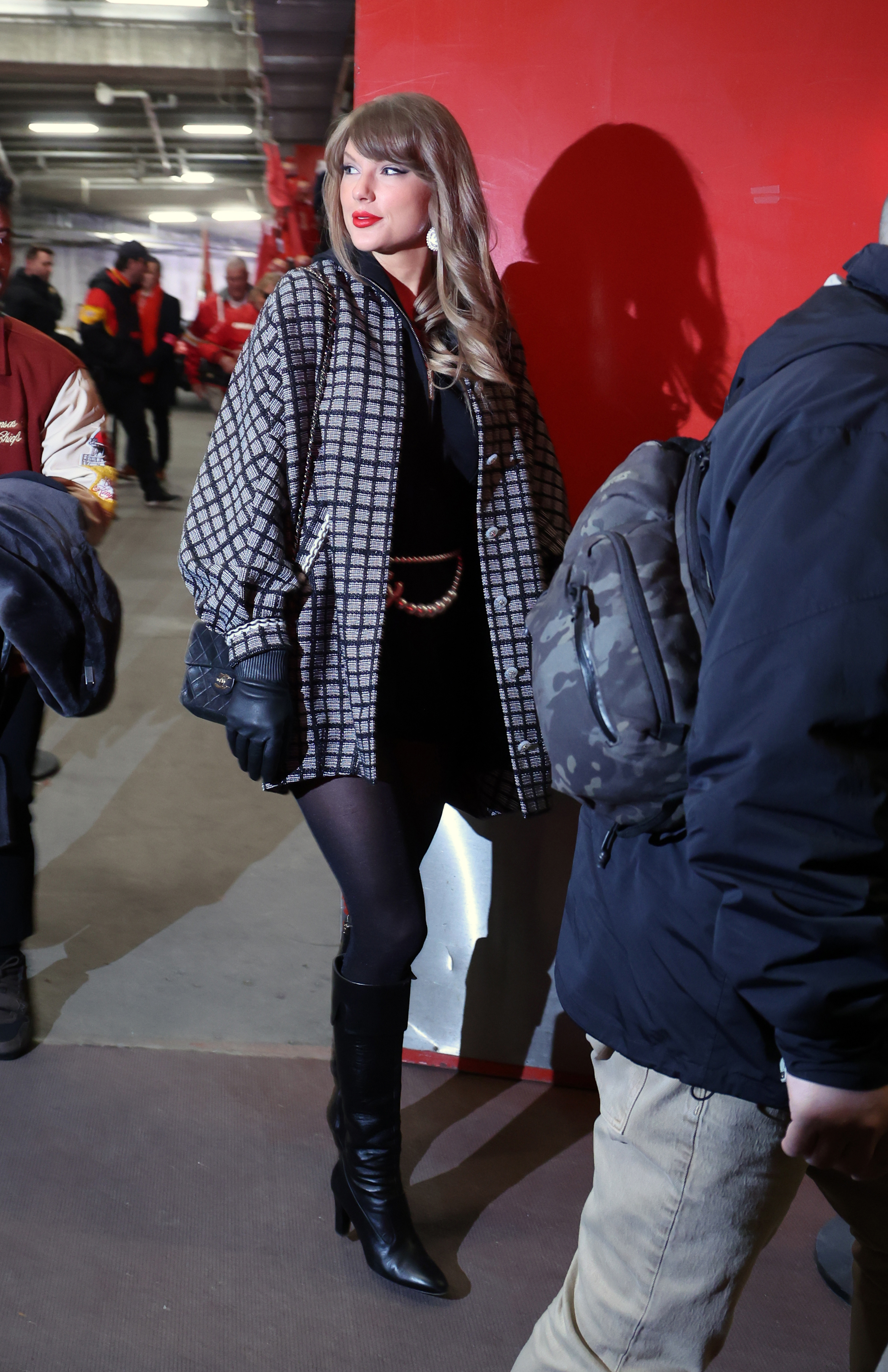 Taylor Swift at GEHA Field in Kansas City, Missouri | Source: Getty Images