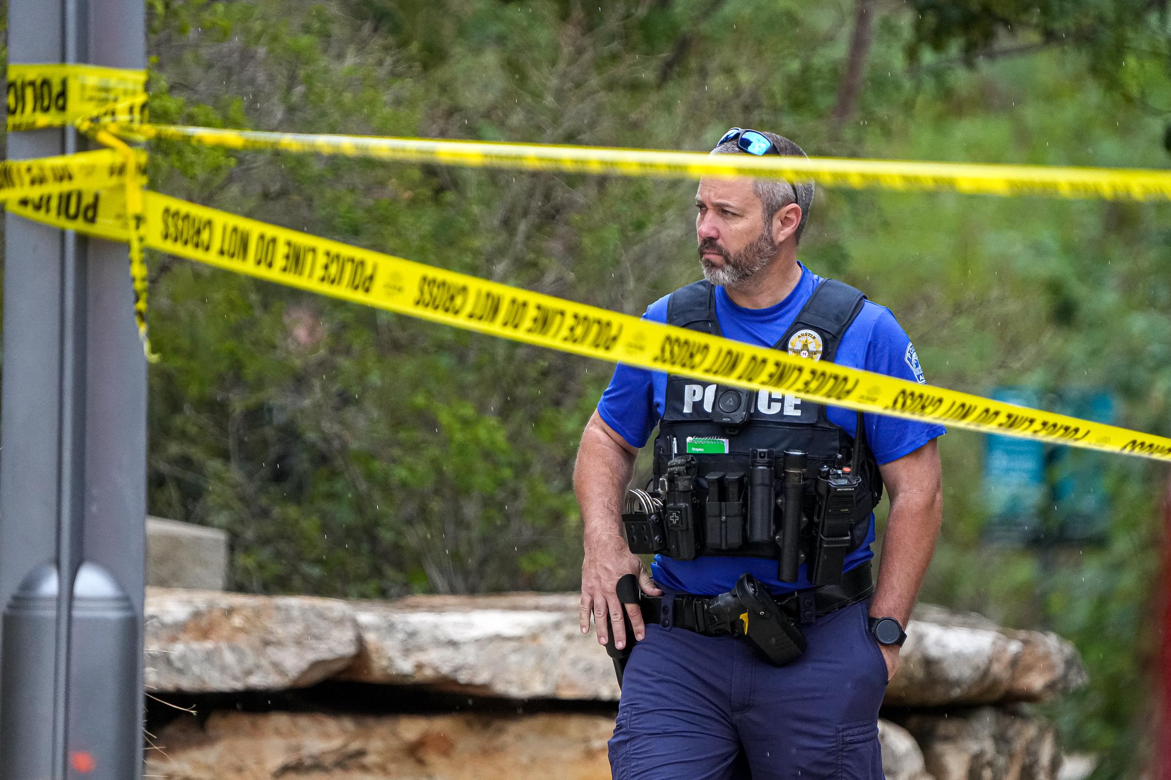 An Austin Police Department officer in Texas, United States, on October 25, 2025. | Source: Getty Images