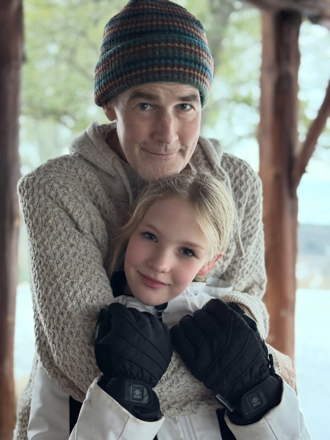 James Van Der Beek posing for a sweet photo with his daughter, posted on January 26, 2026. | Source: Instagram/vanderjames