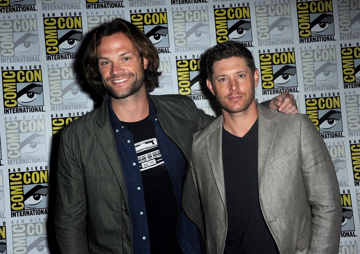 Jared Padalecki and Jensen Ackles on July 23, 2017, in San Diego, California. | Source: Getty Images 