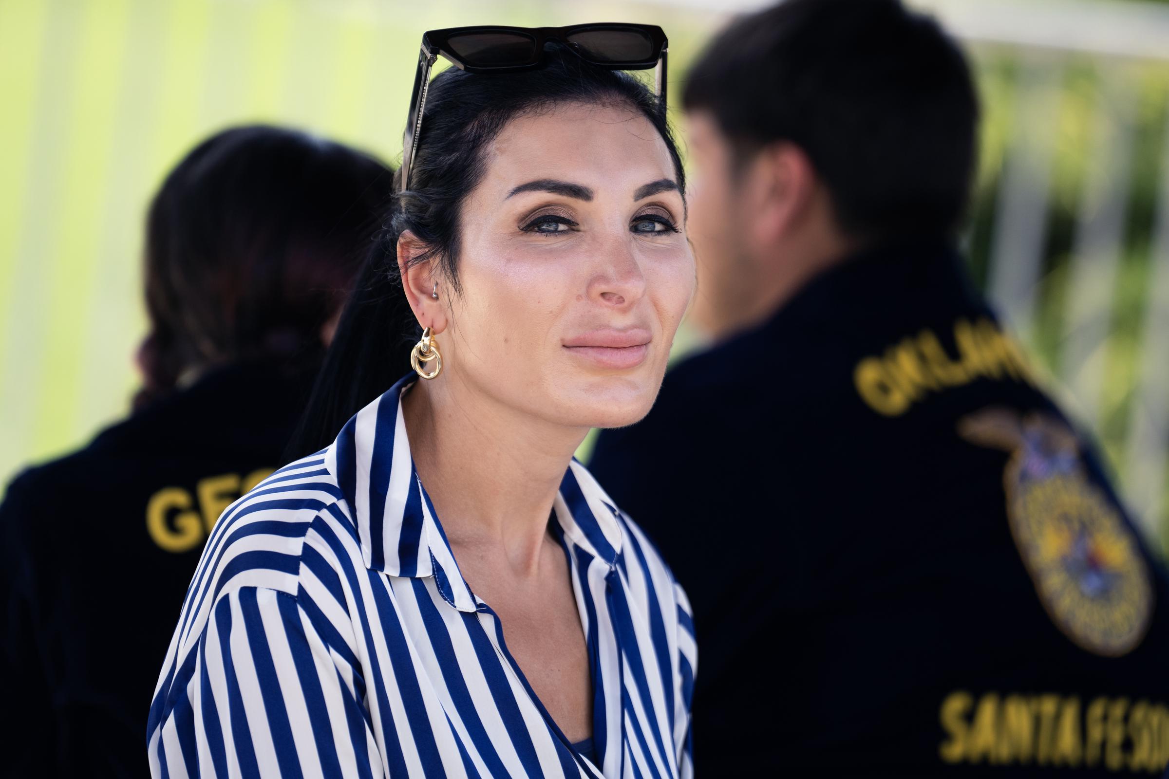 Laura Loomer is seen outside the U.S. Capitol in Washington, D.C., on June 12, 2025 | Source: Getty Images
